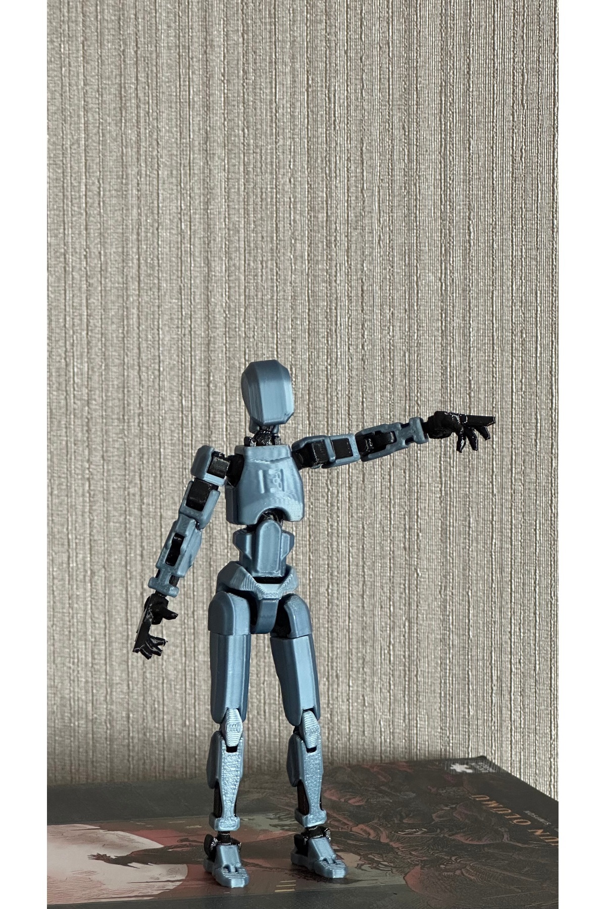 اسباب بازی های فیگور دیگر ربات اکشن LUCKY 13 TOY 13CM خاکستری مشکی Loopify