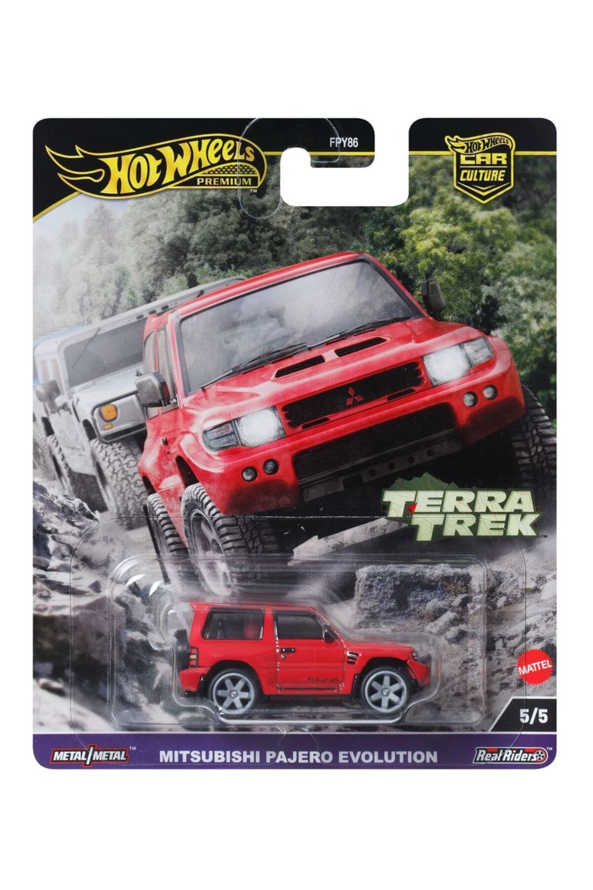 ماشین اسباب بازی فرهنگ خودرو خودروهای ممتاز میتسوبیشی پاجرو اوولوشن HRV89 از ترکیه HOT WHEELS