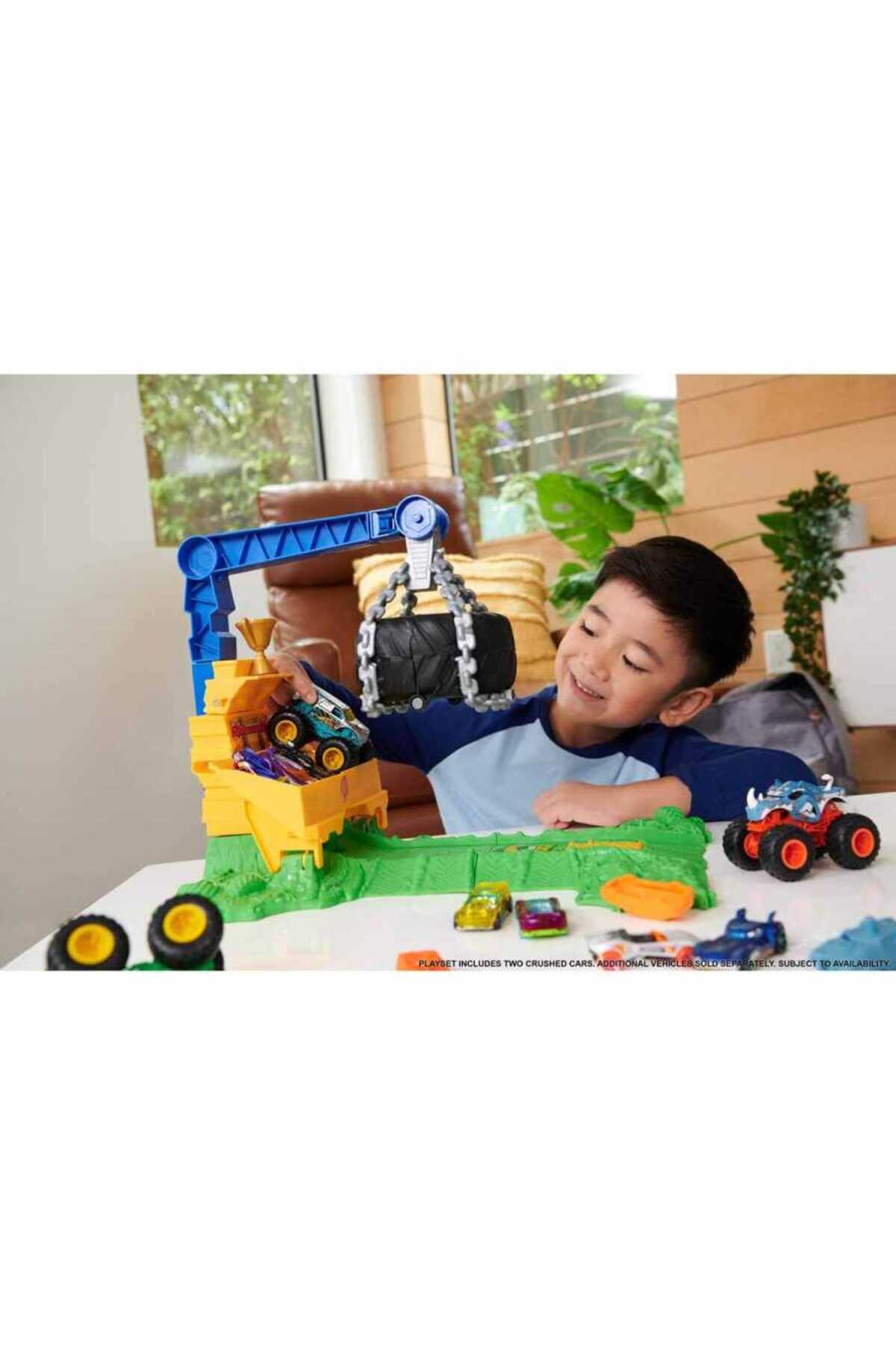 ست وسیله نقلیه چالش RHINOMITE در MONSTER TRUCKS ARENA MTL HTP18 از ترکیه HOT WHEELS