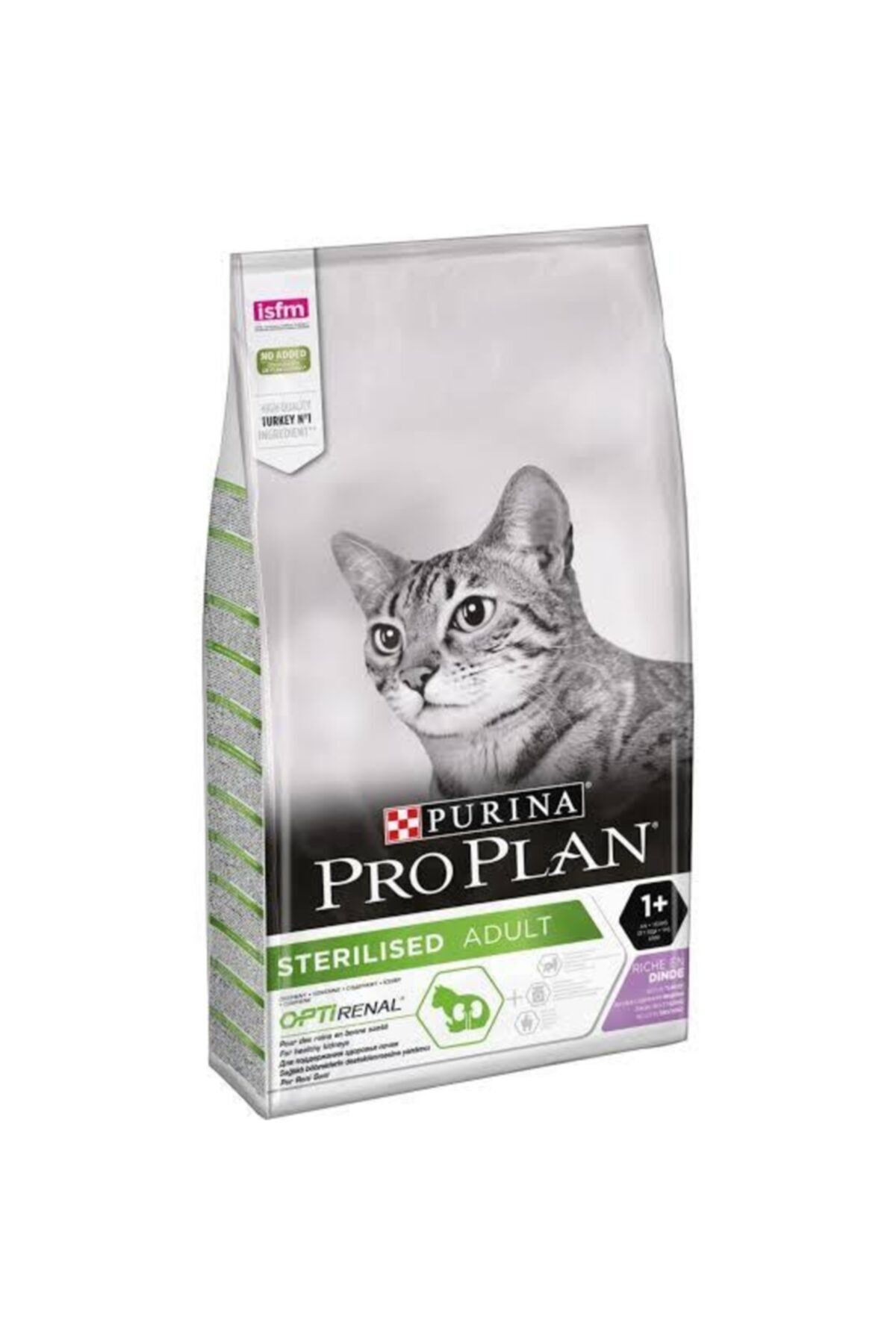 غذای خشک گربه پروپلن Pro Plan برای گربه‌های عقیم‌شده، مرغ و بوقلمون، ۳ کیلوگرم Unisex