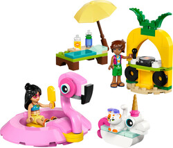 مجموعه ساختنی لگو LEGO فرندز Friends مدل 42658، مهمانی استخر تک‌شاخ و فلامینگو، ۹۹ قطعه، حداقل سن ۵ سال