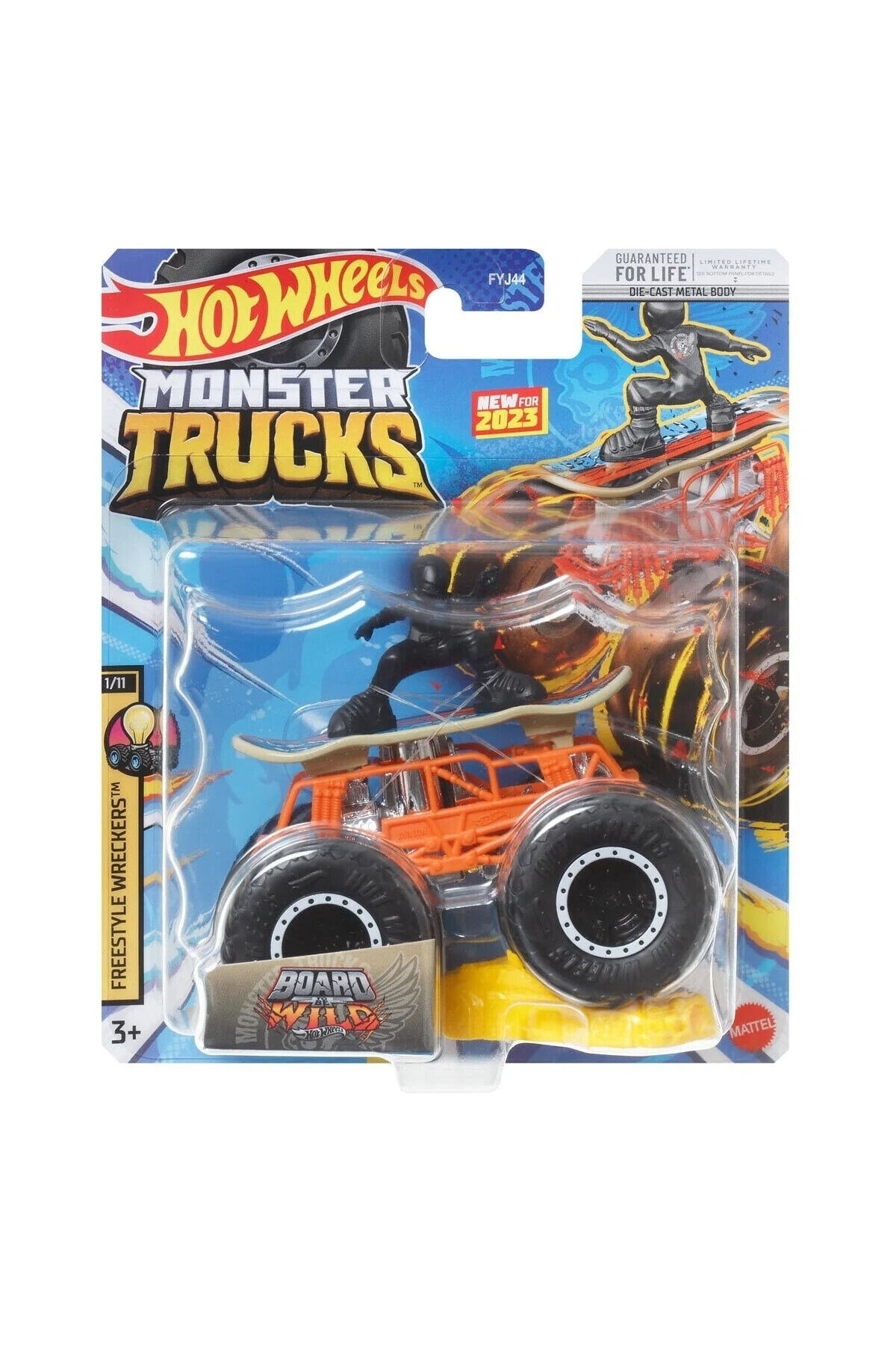 ماشین اسباب بازی کامیون های هیولا 2023 HKM32 هات ویلز اورجینال HOT WHEELS