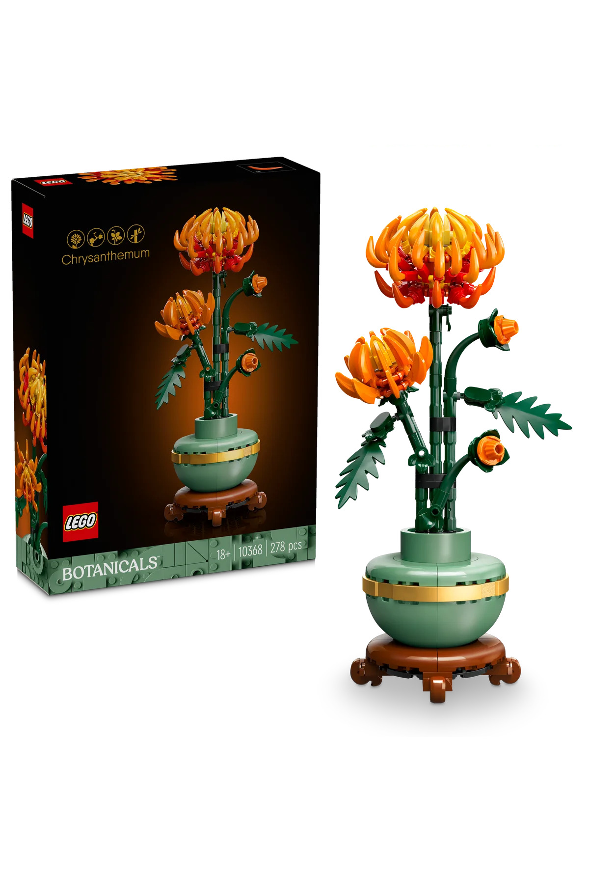 لگو و اسباب بازی های ساخت محور ® ست گل تزئینی داوودی آیکون ها 10368 اورجینال LEGO