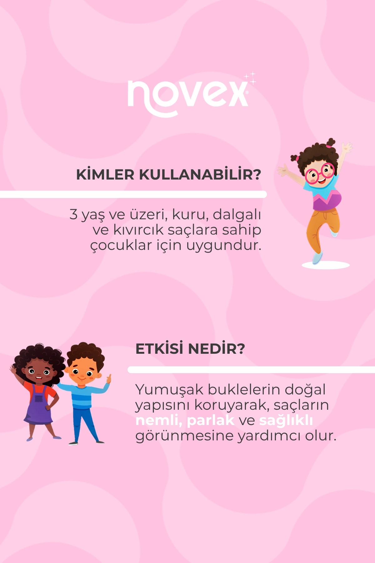 اسپری روشن کننده مو برای کودکان مدل My Little Curls حجم 120 میلی لیتر NOVEX