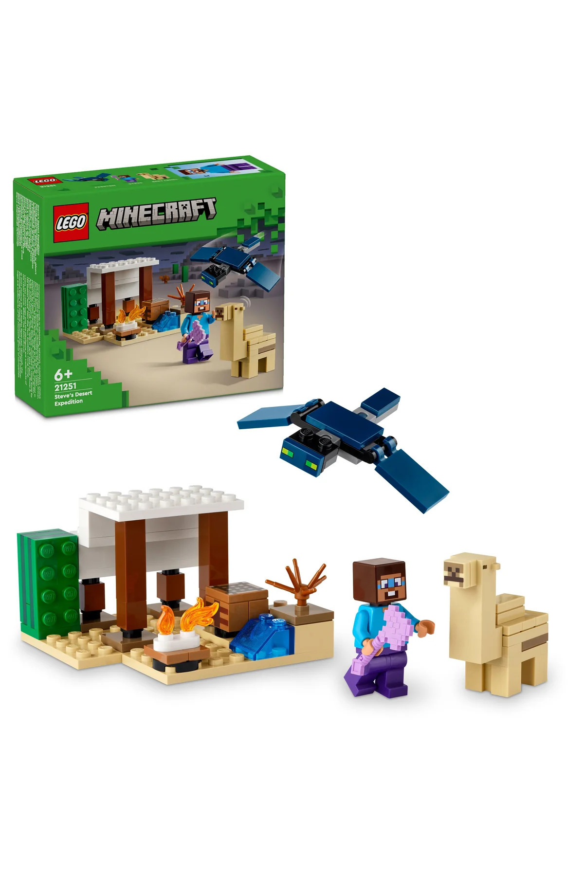 لگو و اسباب بازی های ساخت محور ® MINECRAFT® STEVE'S DESERT EXPEDITION 21251 مجموعه ساختمانی خلاقانه برای کودکان 6 سال به بالا 75P از ترکیه MASKOETİCARET