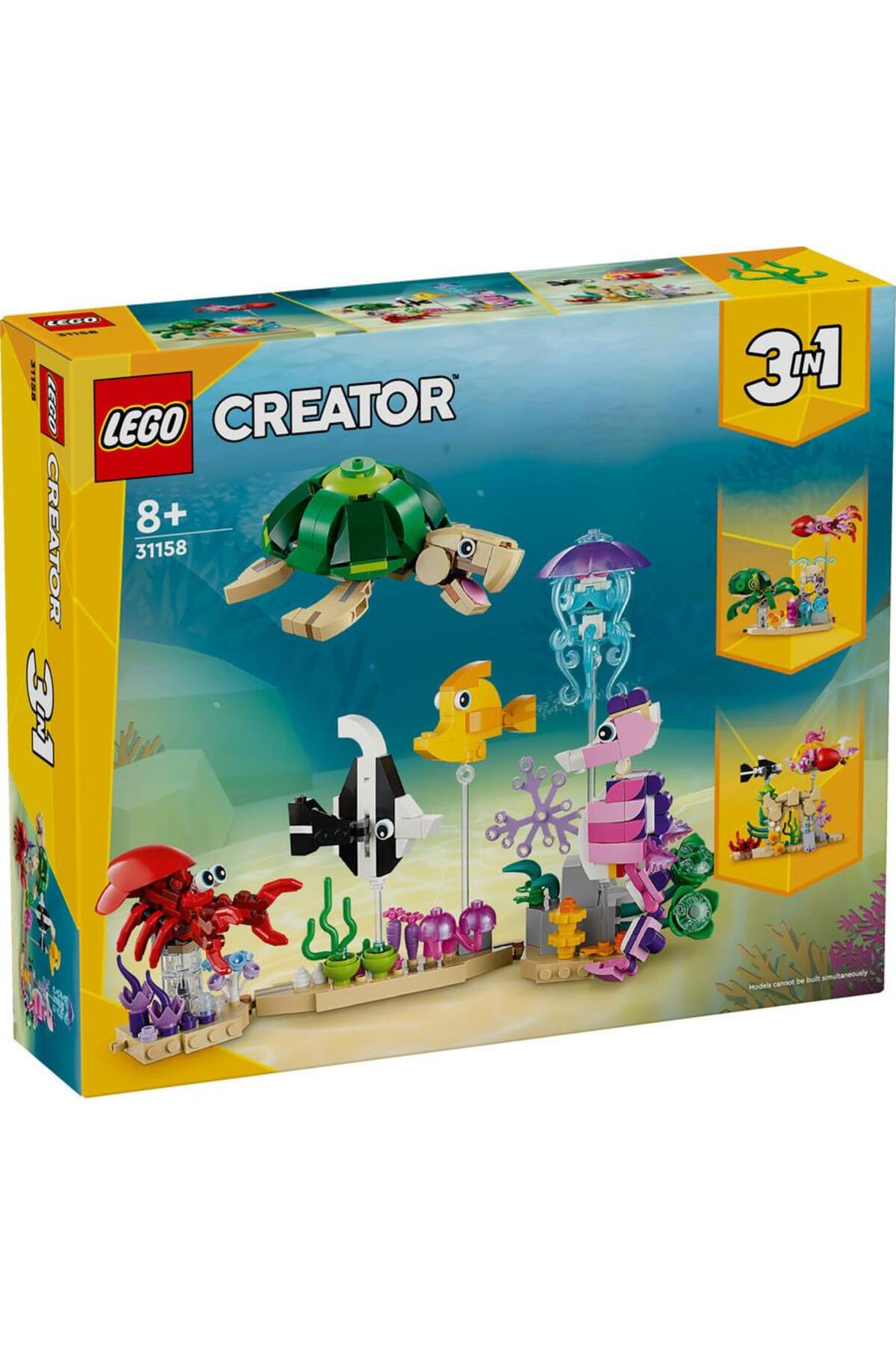 لگو و اسباب بازی های ساخت محور CREATOR 31158 SEA ANIMALS اورجینال LEGO