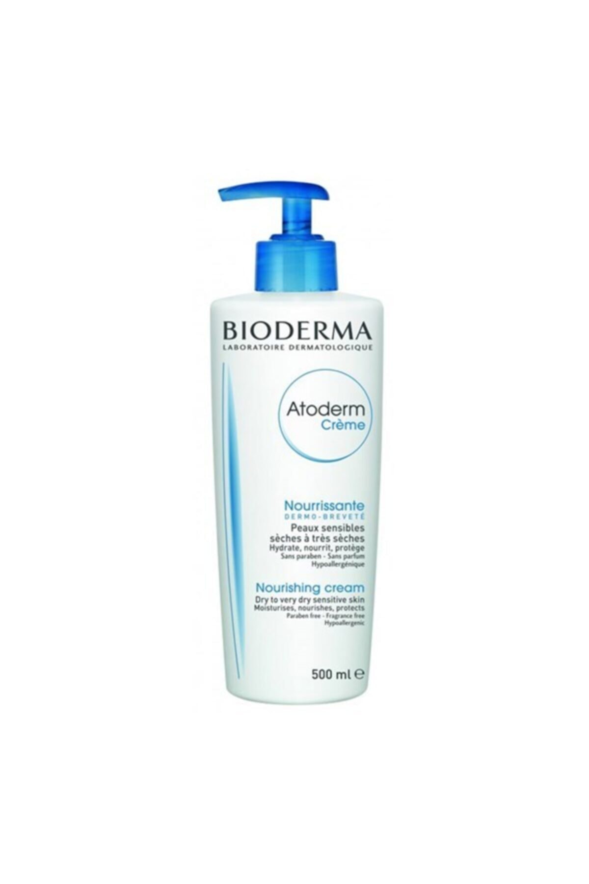 Bioderma کرم مرطوب‌کننده فوق‌العاده تغذیه‌کننده آتودرم 500 میلی‌لیتر