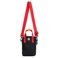 کیف کراس‌بادی طرح قطعه ساخت 1x1 لگو LEGO Iconic مدل 20323-0354، مشکی و چندرنگ، حجم ۱.۵ لیتر