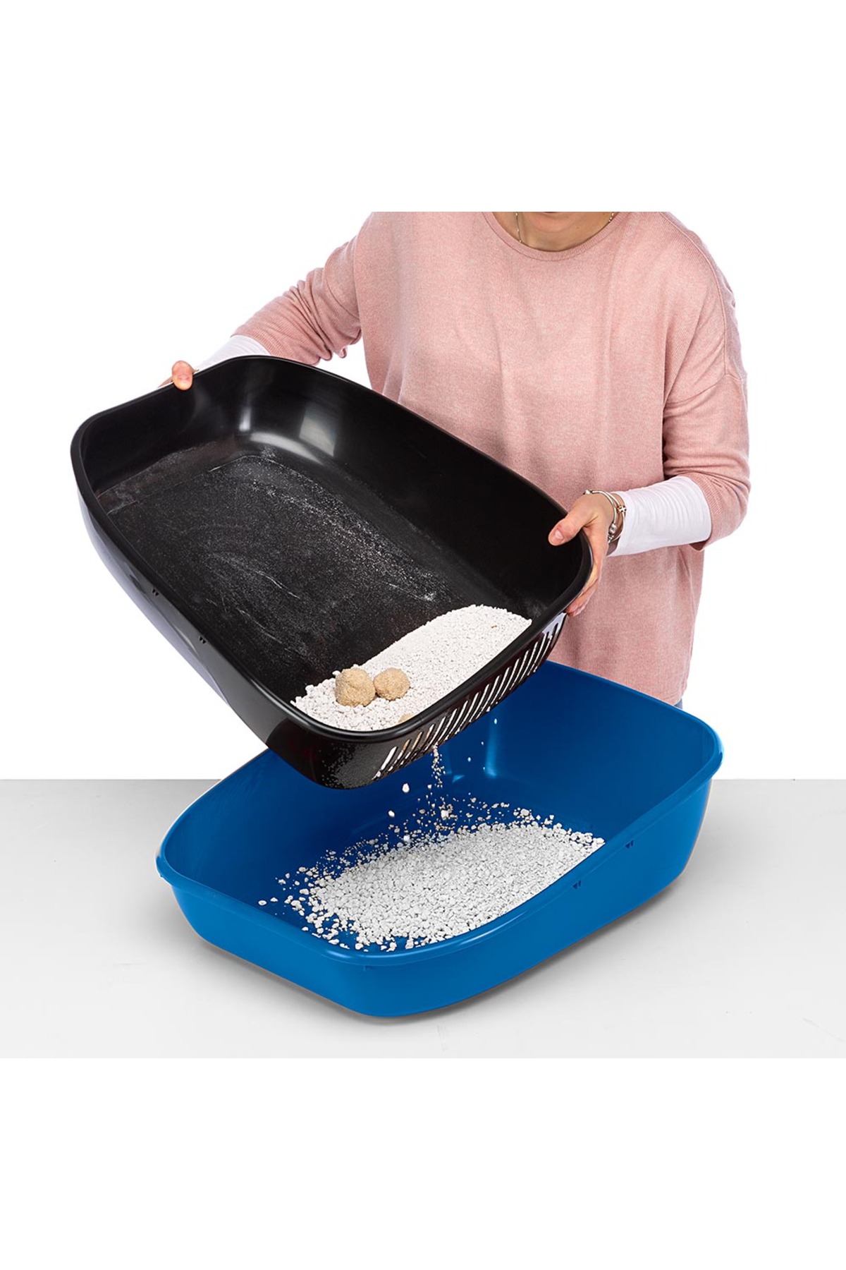 ظرف خاک گربه روباز Birba فرپلاست Ferplast چندرنگ
