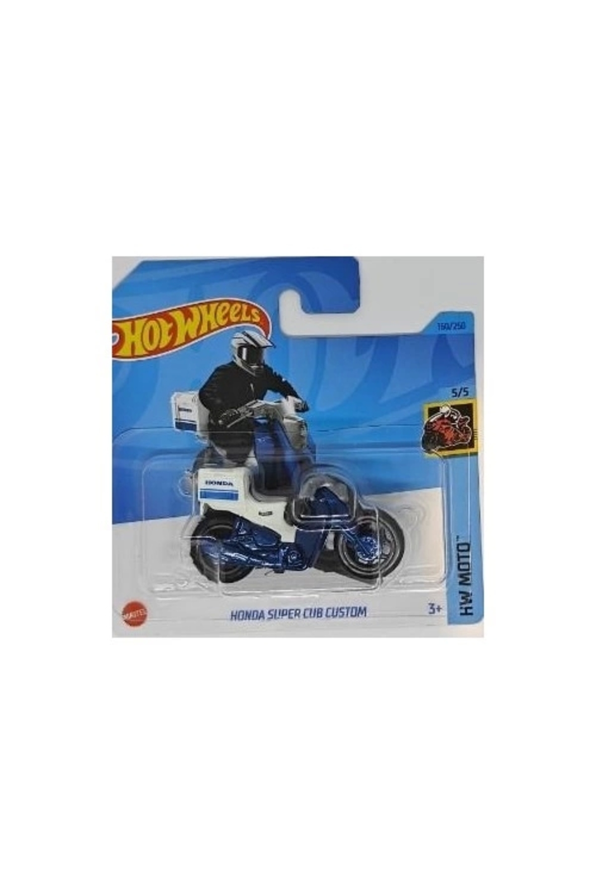 ماشین اسباب بازی اتومبیل های مجرد HONDA SUPER CUB CUSTOM HKK33 هات ویلز اورجینال HOT WHEELS