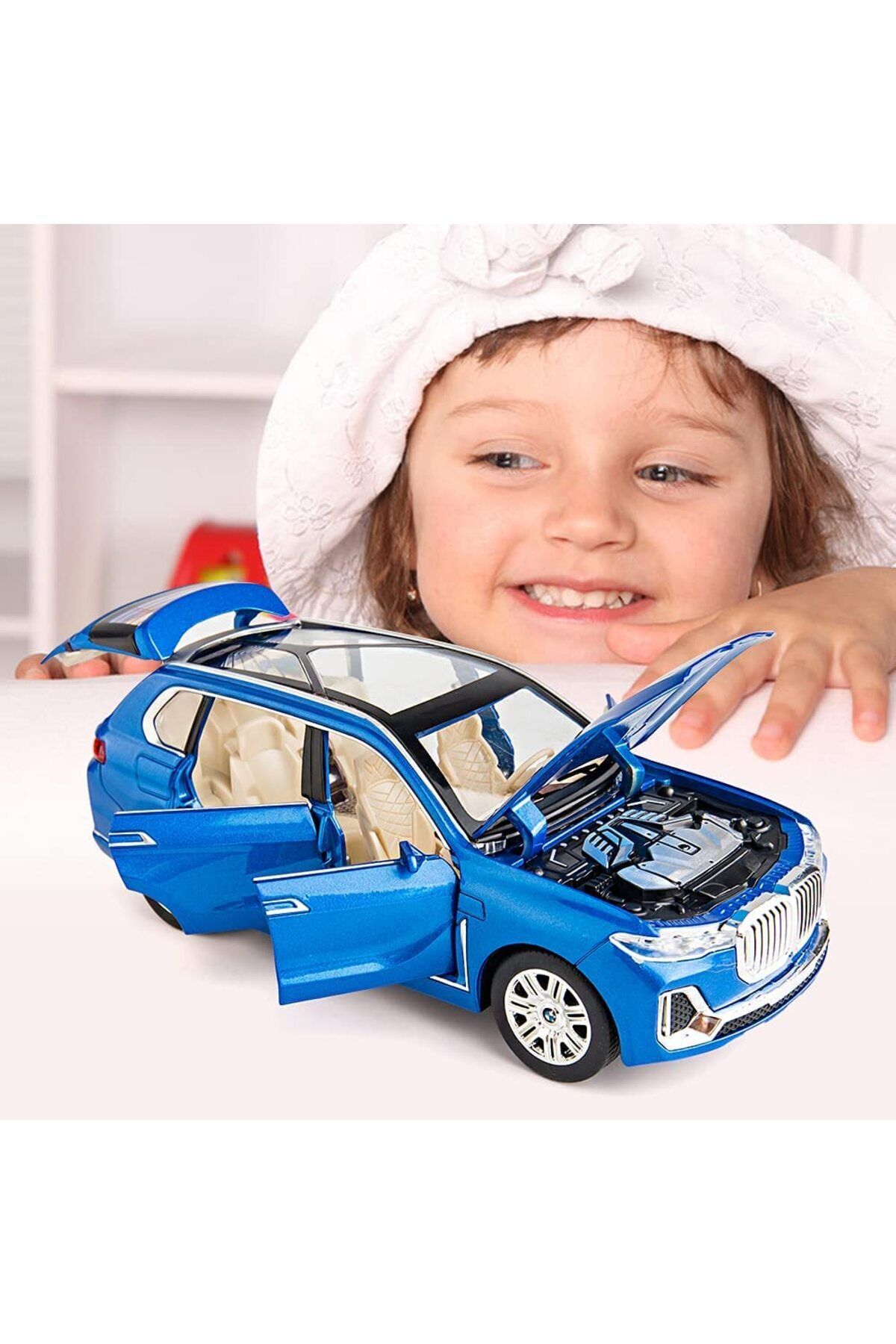 مدل خودرو BMW X7 CAR 1:24 DIECAST METAL MODEL COLLECTION JEEP SUV ماشین با صدا و نور اورجینال scntoys