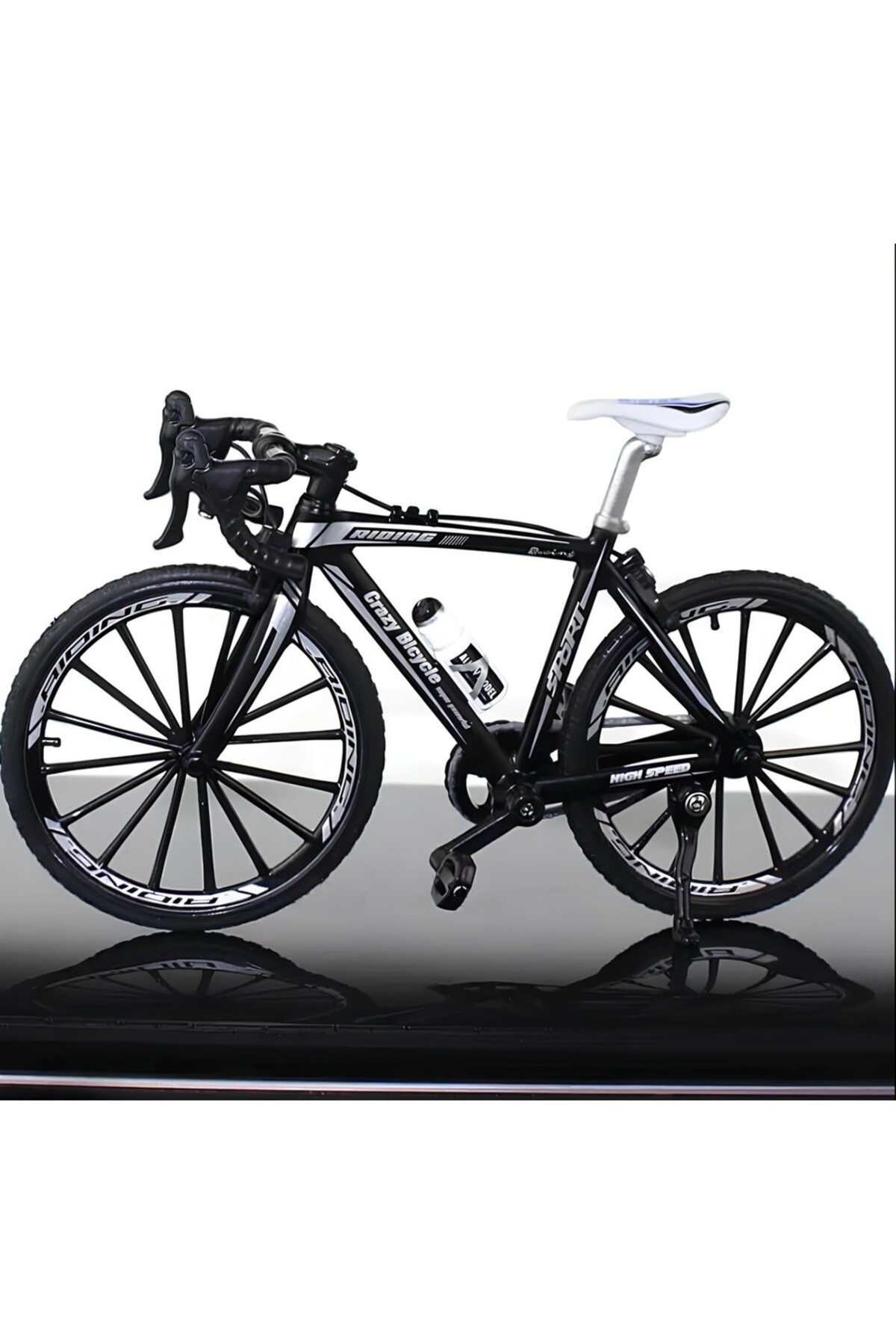 مدل خودرو دوچرخه کوهستانی فلزی مینیاتوری DIECAST BICYCLE مجسمه تزئینی 1:10 اورجینال Mıncır Shop