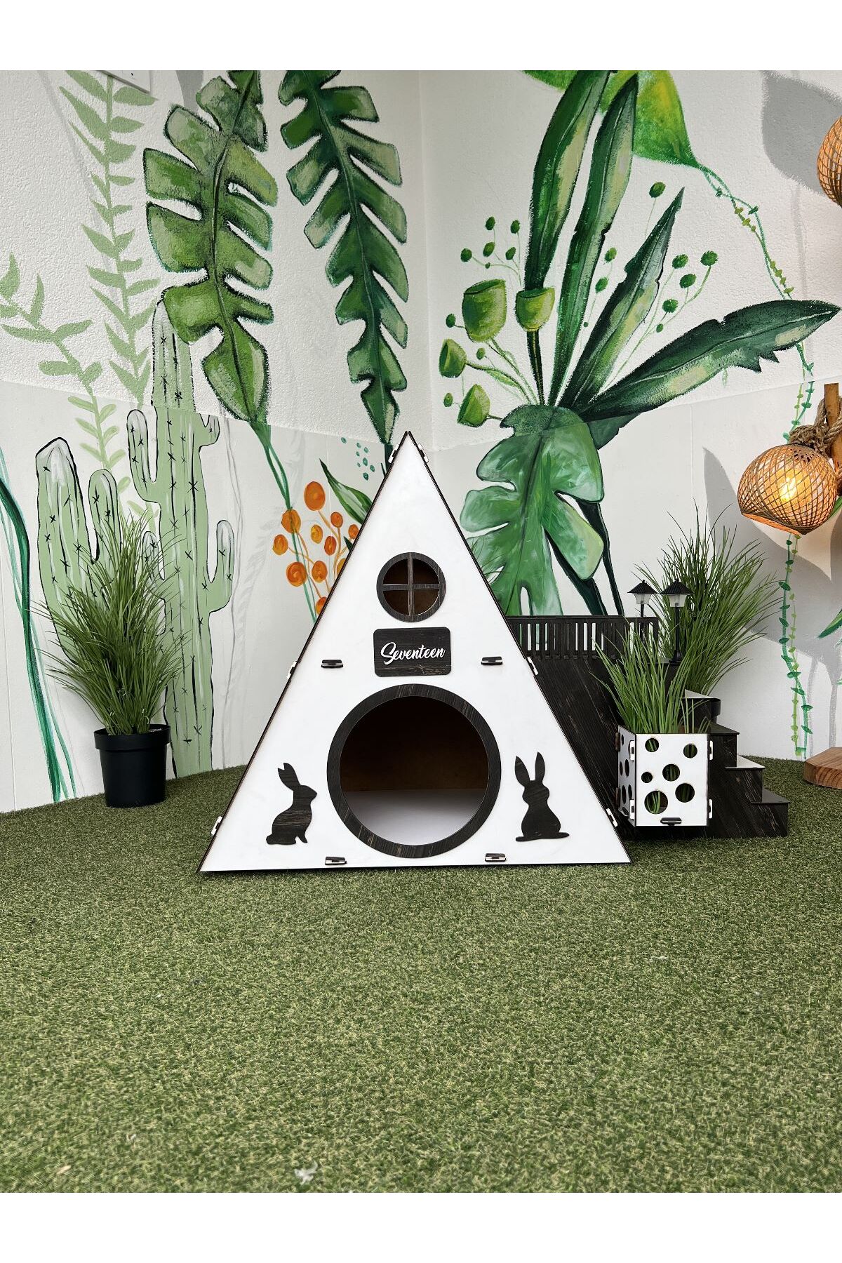 خانه و لانه بونگالو خرگوش سونتین دیزاین Seventeen Design، سفید