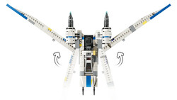 مجموعه ساختنی جنگنده ستاره‌ای U-Wing شورشیان جنگ ستارگان لگو LEGO مدل 75399، ۵۹۴ قطعه، حداقل سن ۸ سال