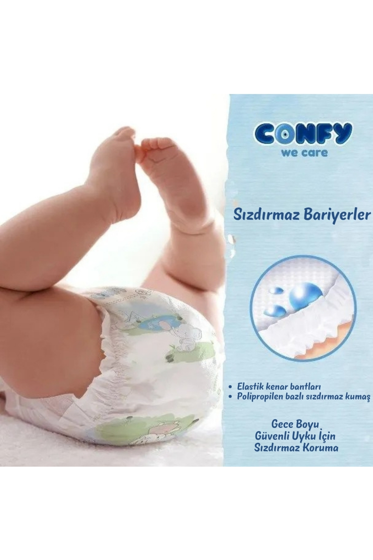 پوشک بچه جونیور 11 تا 18 کیلوگرم 80 عددی سایز ممتاز 5 اورجینال Confy