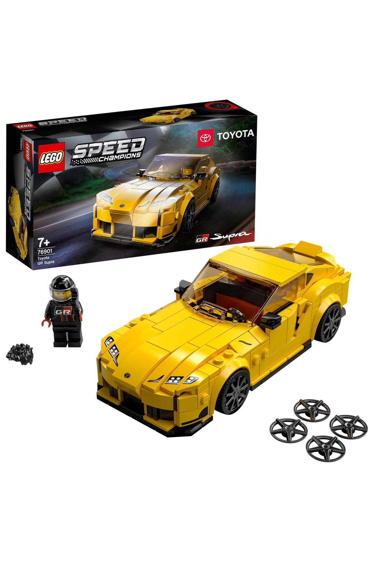 لگو ® SPEED CHAMPIONS TOYOTA GR SUPRA 76901 مجموعه ماشین خلاق 299 قطعه اورجینال LEGO