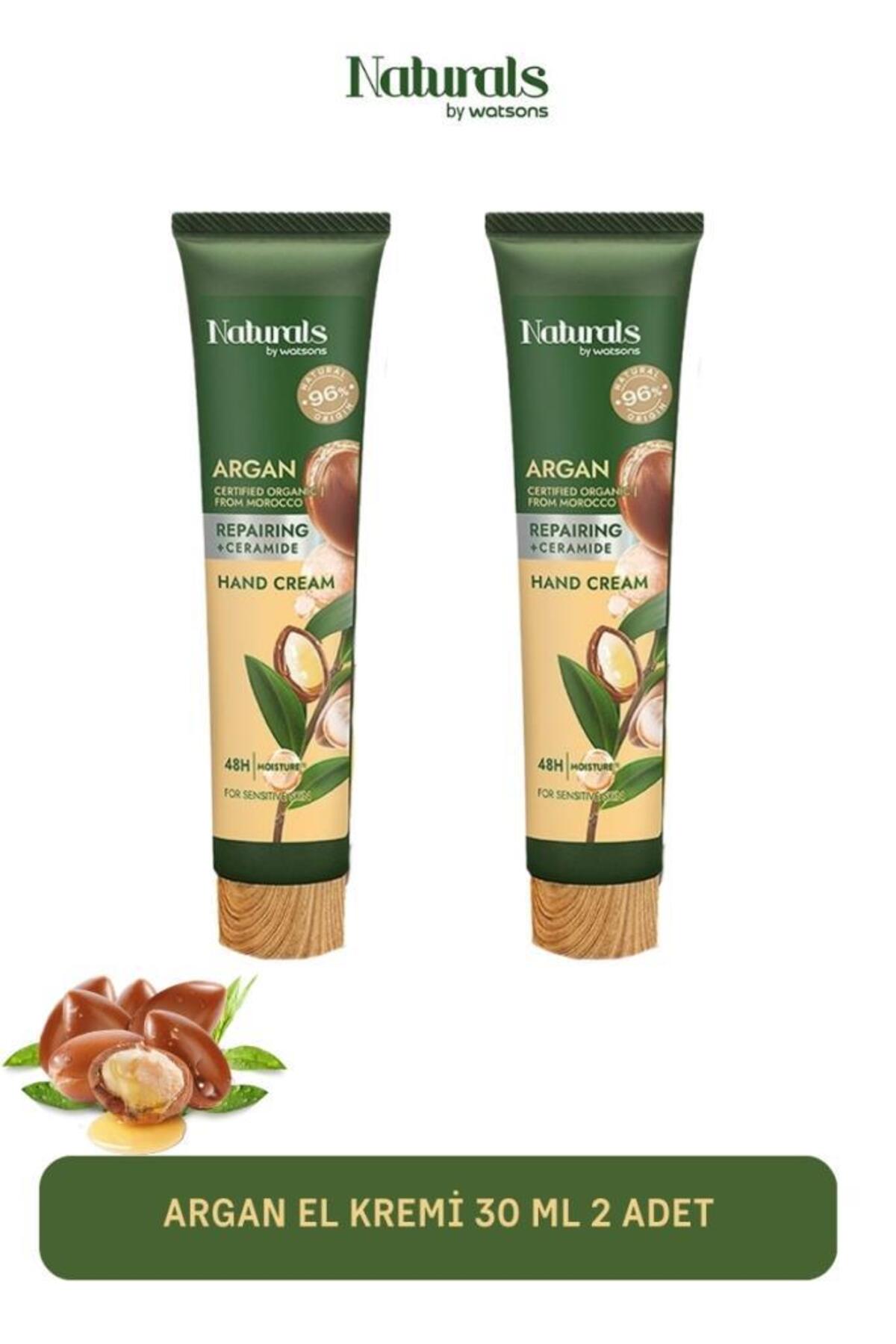 کرم دست نچرالز بای واتسونز Naturals By Watsons آرگان ۳۰ میلی‌لیتری، بسته ۲ عددی
