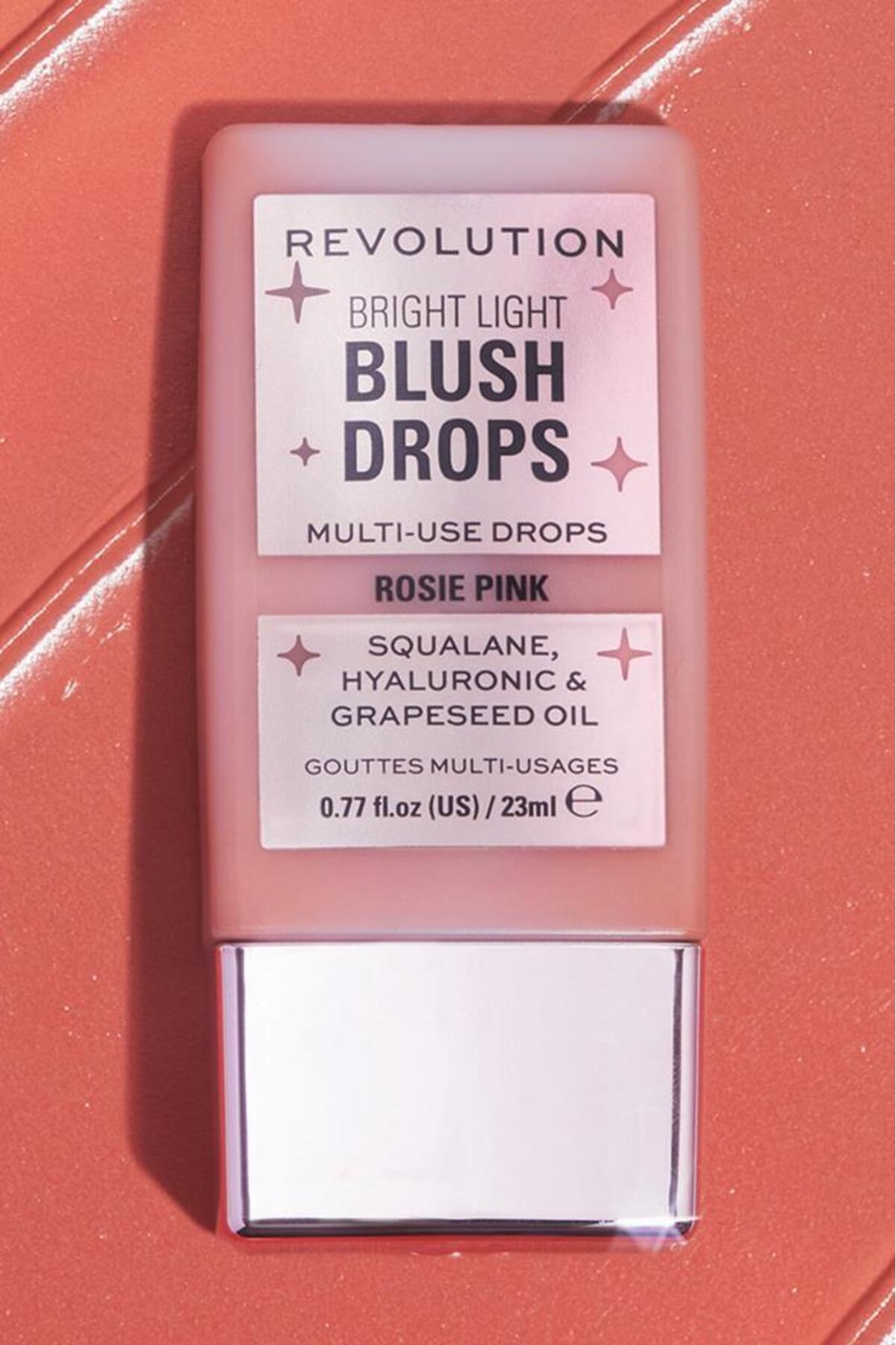 رژگونه مایع رولوشن Revolution Bright Light Drops Rosie