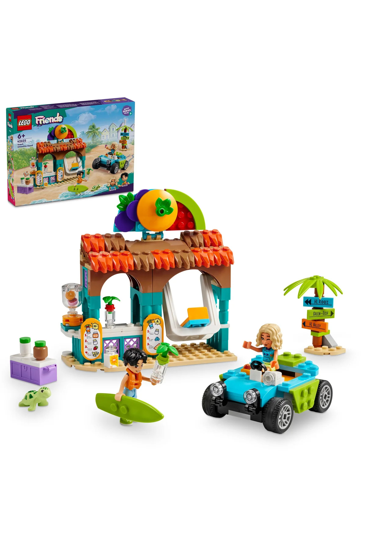لگو دوستان FRIENDS BEVERATE BEACH FOOD 42625 اورجینال LEGO