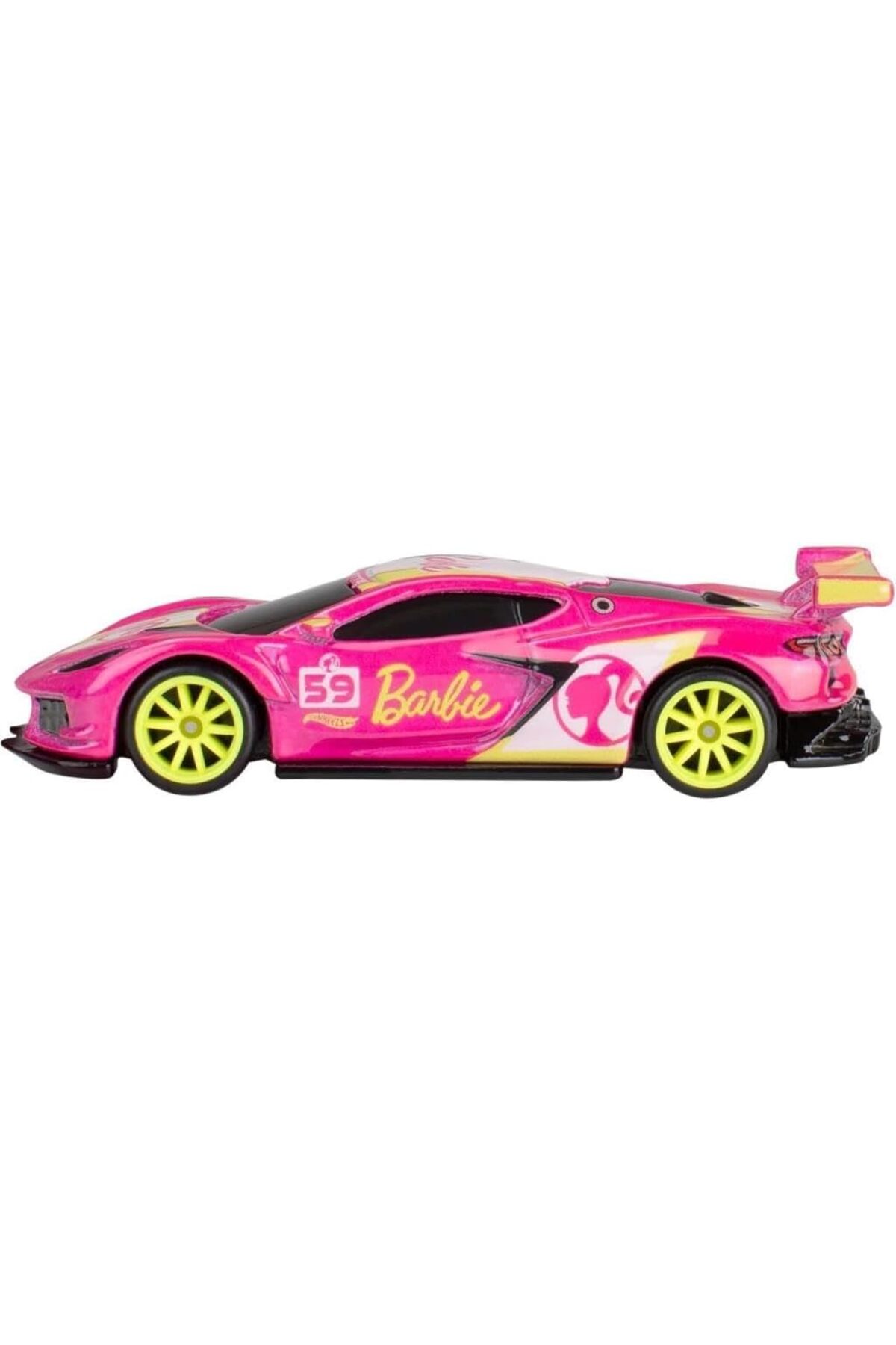 ماشین اسباب بازی فرهنگ پاپ باربی 65 CORVETTE C8.R HVJ51 هات ویلز اورجینال HOT WHEELS
