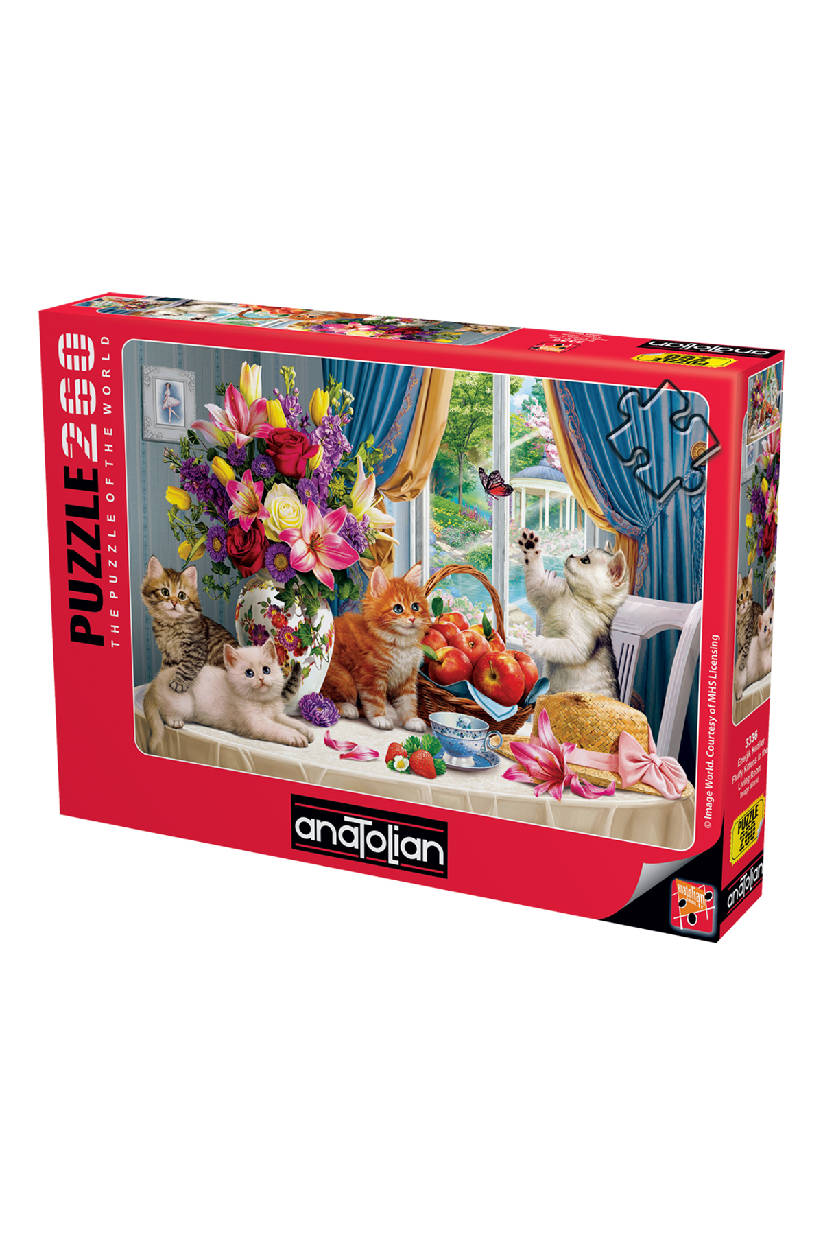 پازل اره منبت کاری مویی 260 XL PIECE ENERGETIC CATS 3336 Anatolian Puzzle