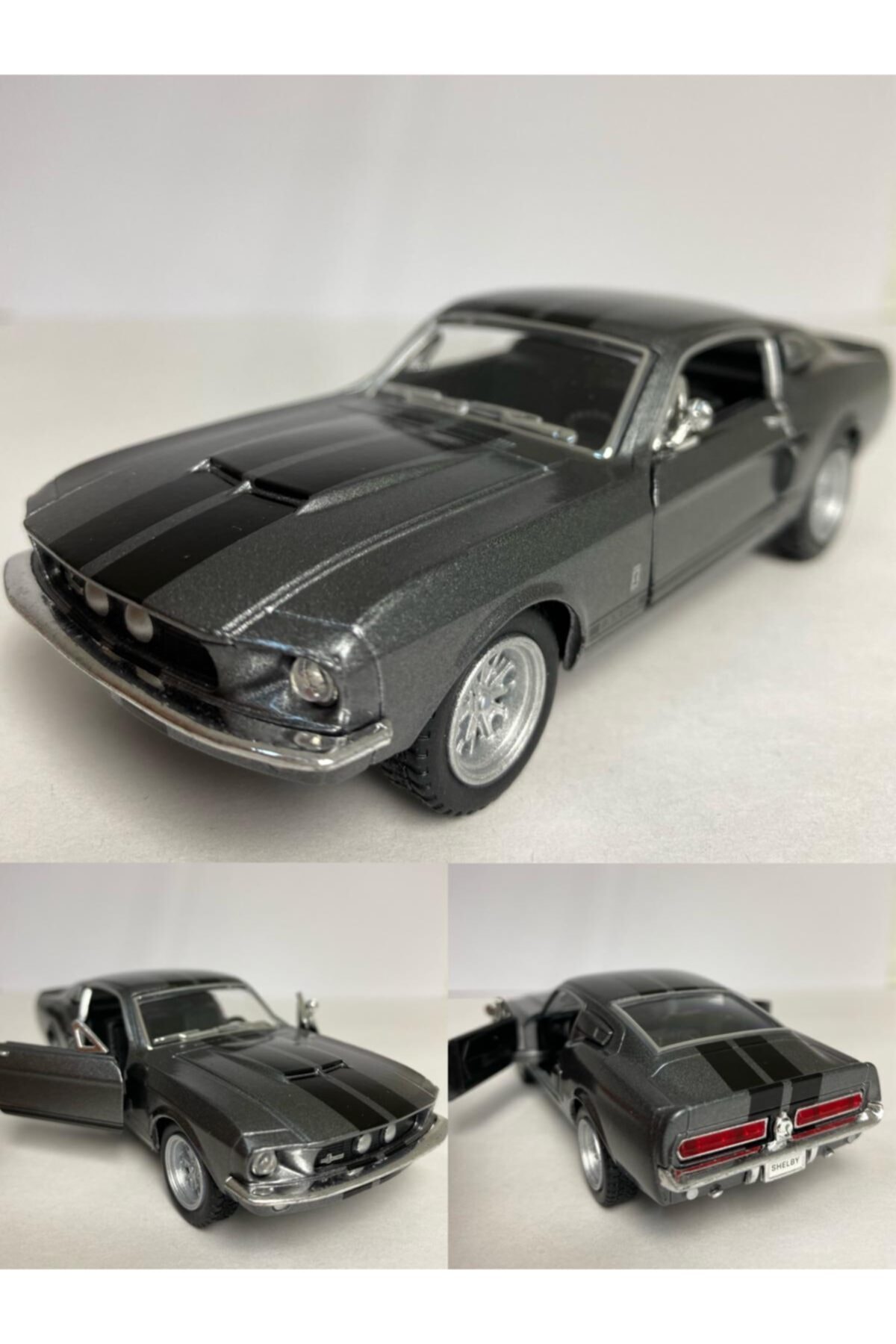 مدل خودرو ماشین اسباب بازی فلزی SHELBY GT500 چک قطره دارای مجوز 1:36 مقیاس 12 سانتی متر از ترکیه Diecast