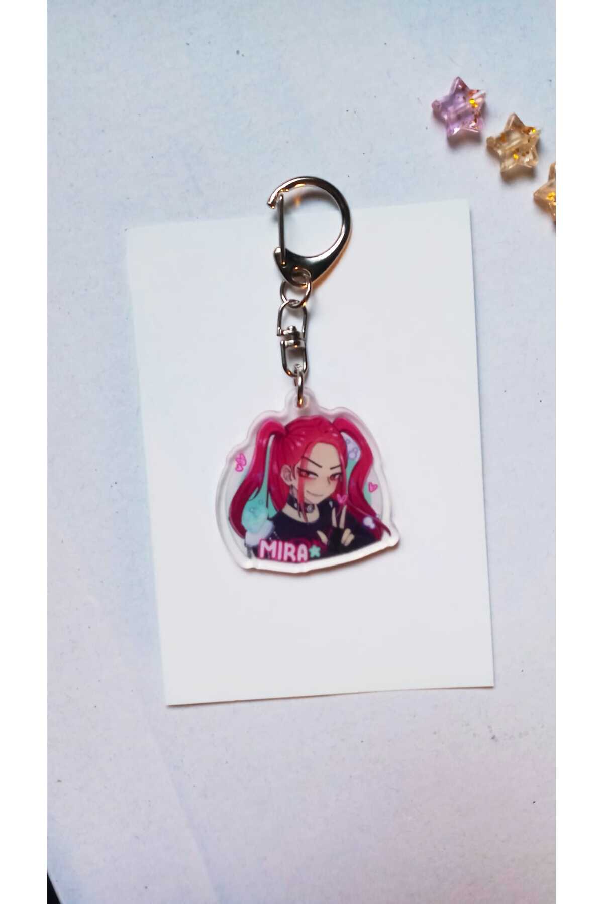 جلیقه کلید KPOP DEMON HUNTERS میرا هانتتریکس KEYCHAIN Atölye Moonlit