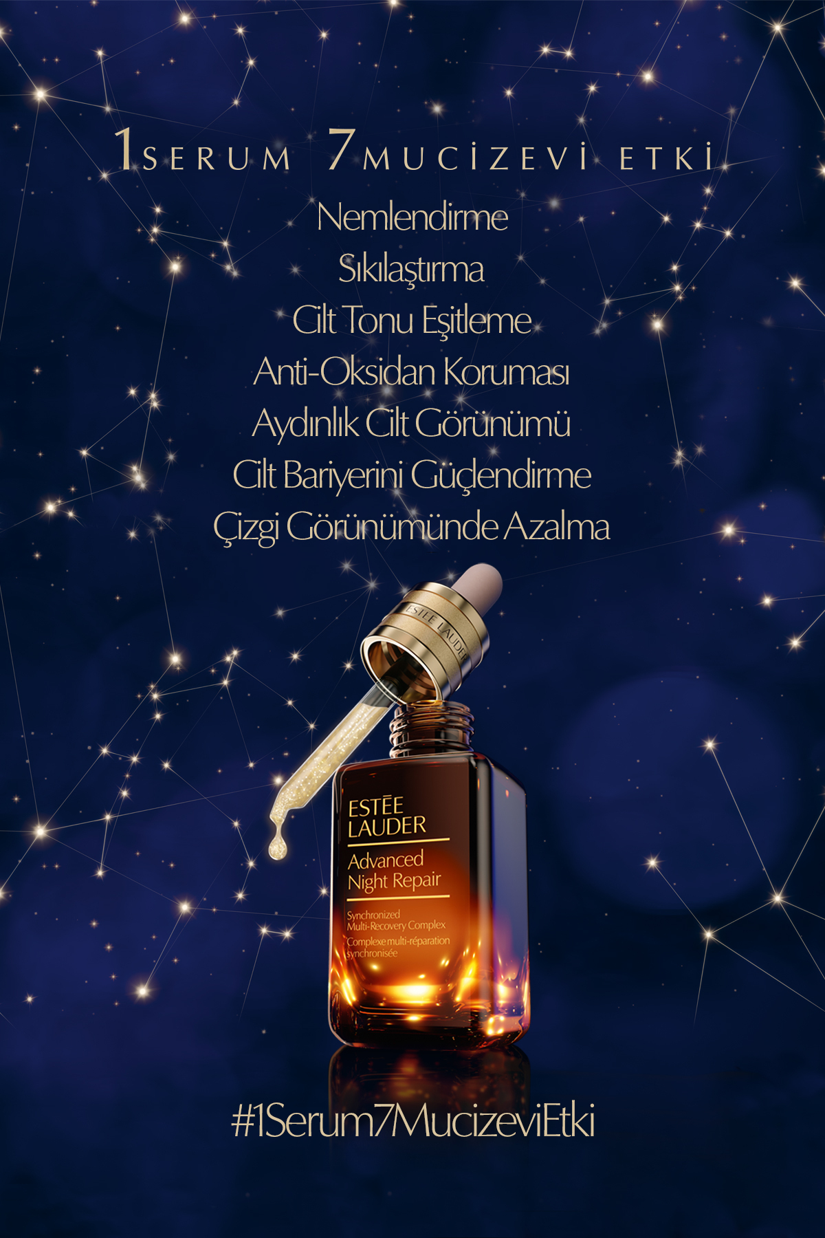 Estee Lauder سرم پوست ضد پیری سرم تعمیر پیشرفته شبانه 20 میلی لیتر هیسکوزمتیکو