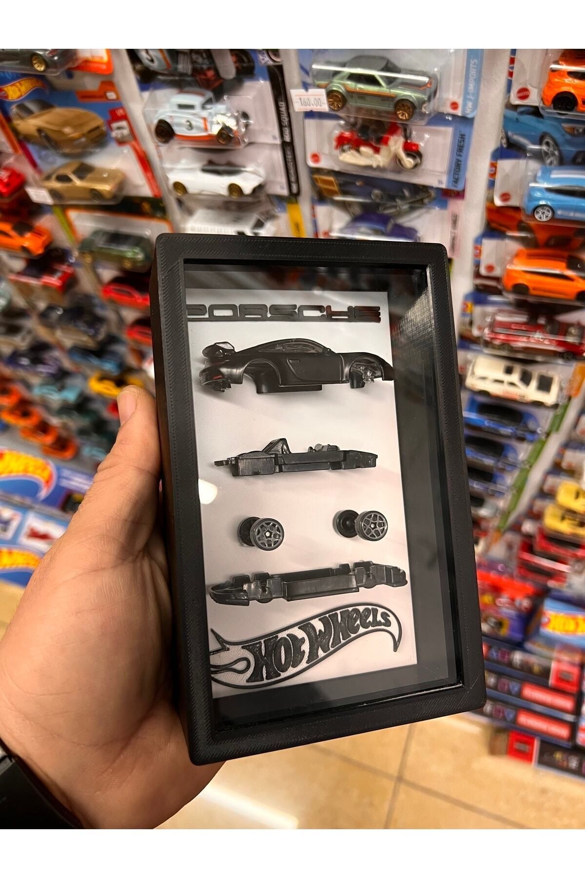 ماشین اسباب بازی دیوراما پورشه 911 مشکی مات از ترکیه HOT WHEELS