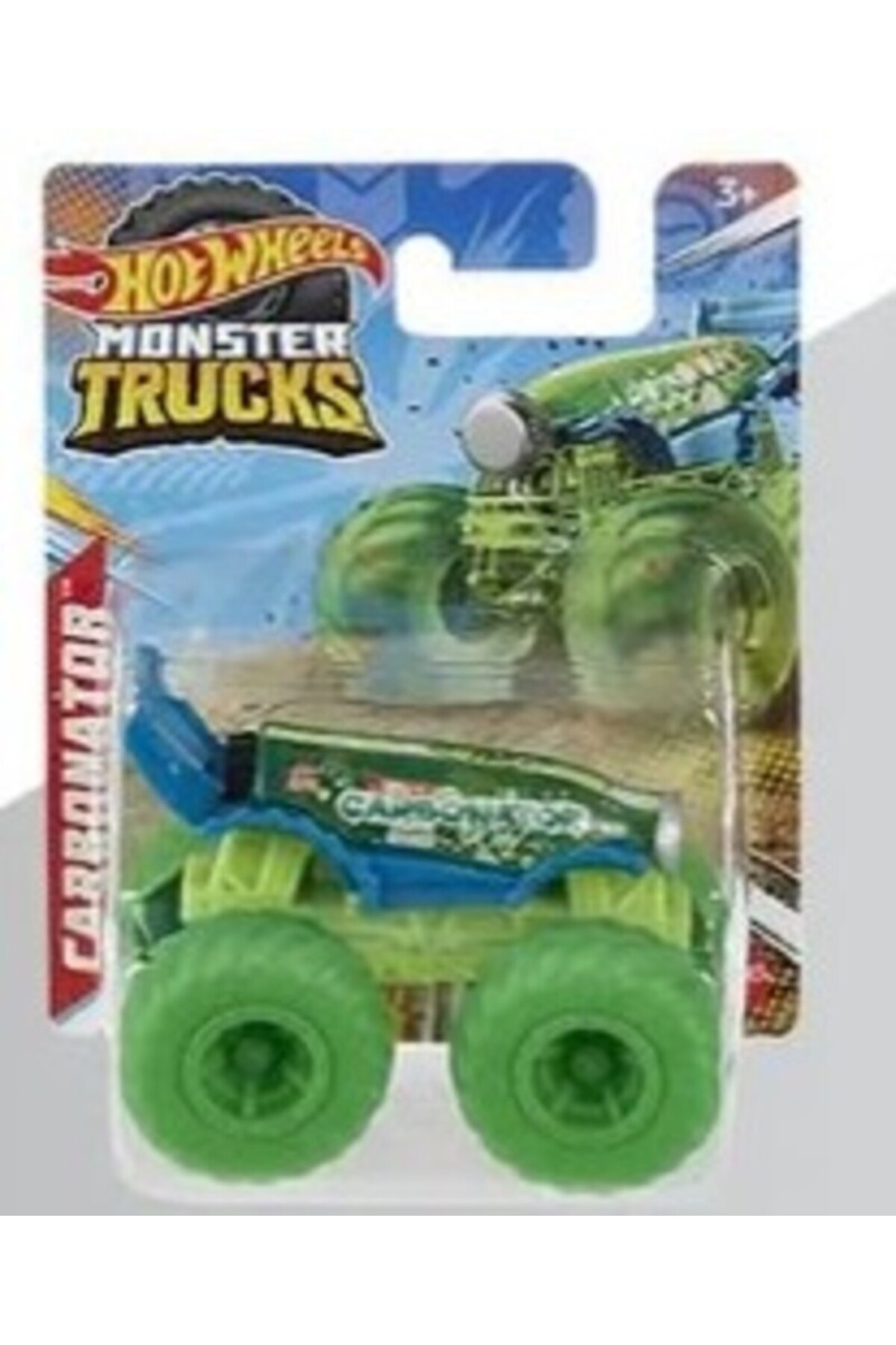 ماشین اسباب بازی های کامیون هیولا 1:70 کربناتور هات ویلز اورجینال HOT WHEELS
