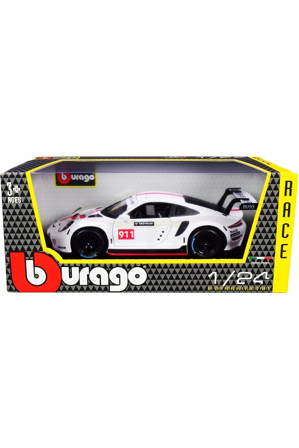 مدل خودرو 1:24 پورشه 911 RSR GT ماشین اورجینال Burago