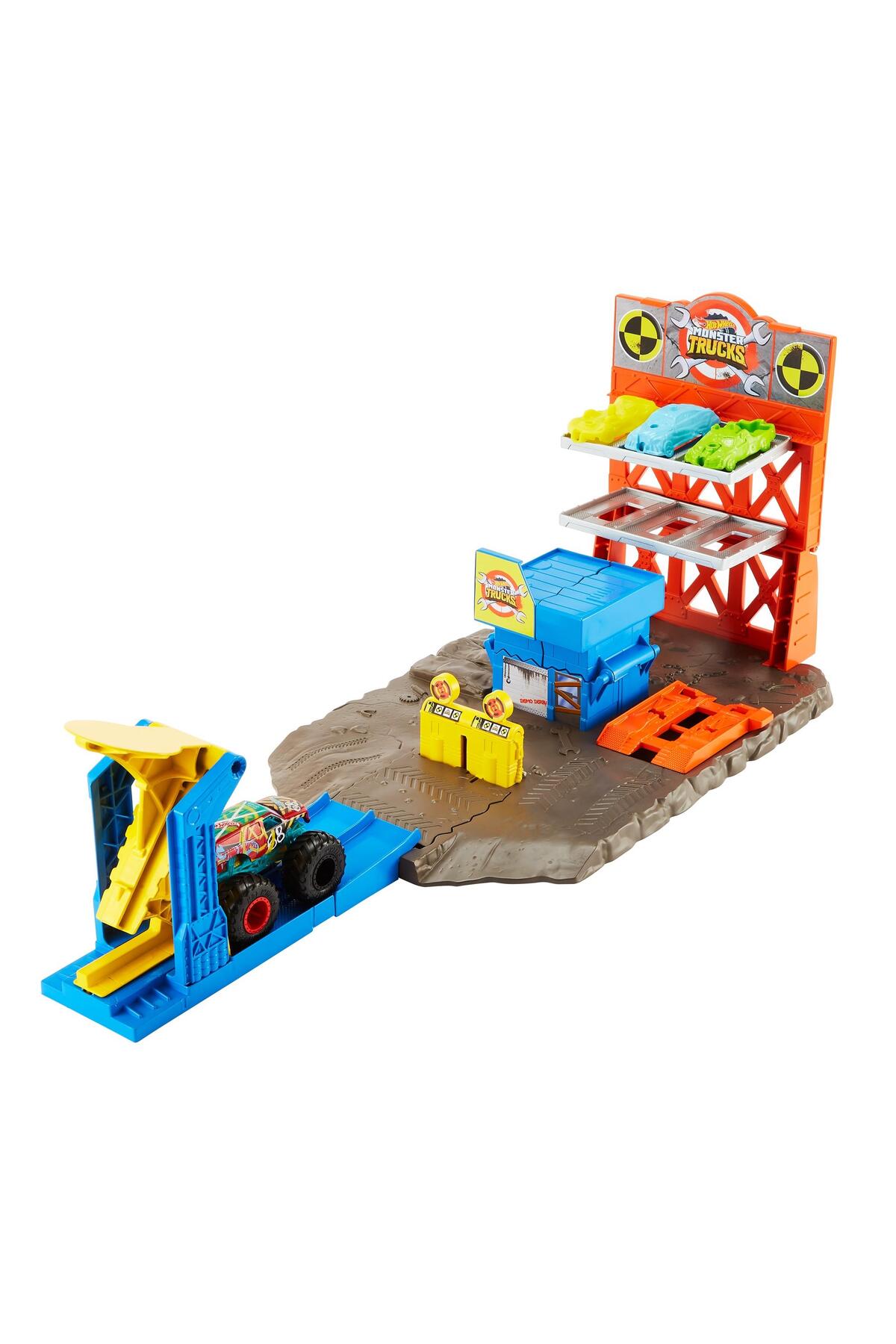 ماشین اسباب بازی MONSTER TRUCKS BANGS EXPLOSION GAME HFB12 هات ویلز اورجینال HOT WHEELS