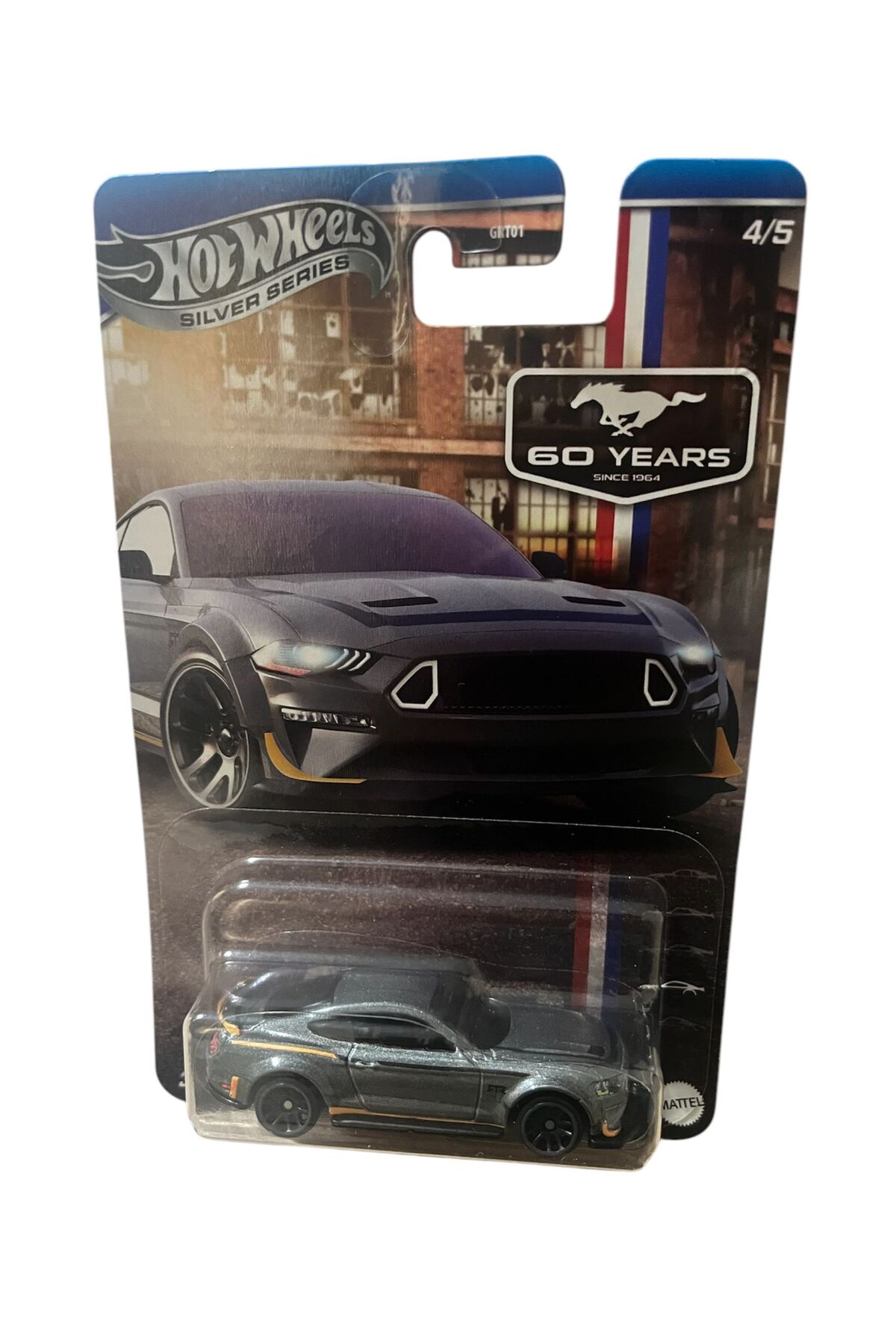 ماشین اسباب بازی سری نقره '18 فورد موستانگ RTR مشخصات 5 هات ویلز اورجینال HOT WHEELS