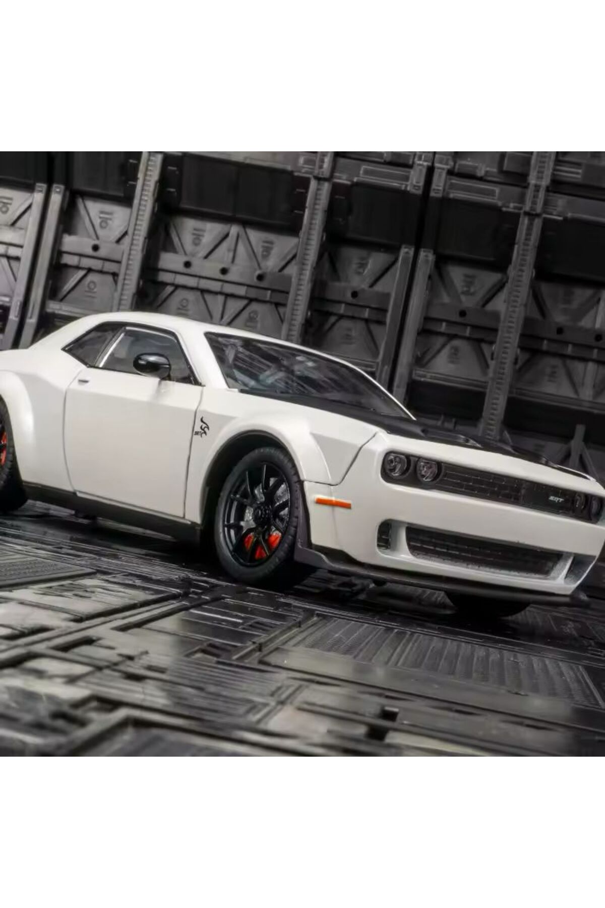 مدل خودرو DODGE CHALLENGER SRT سفید 1:24 DIECAST MODEL CAR ماشین کلکسیونی اورجینال SECTOYS