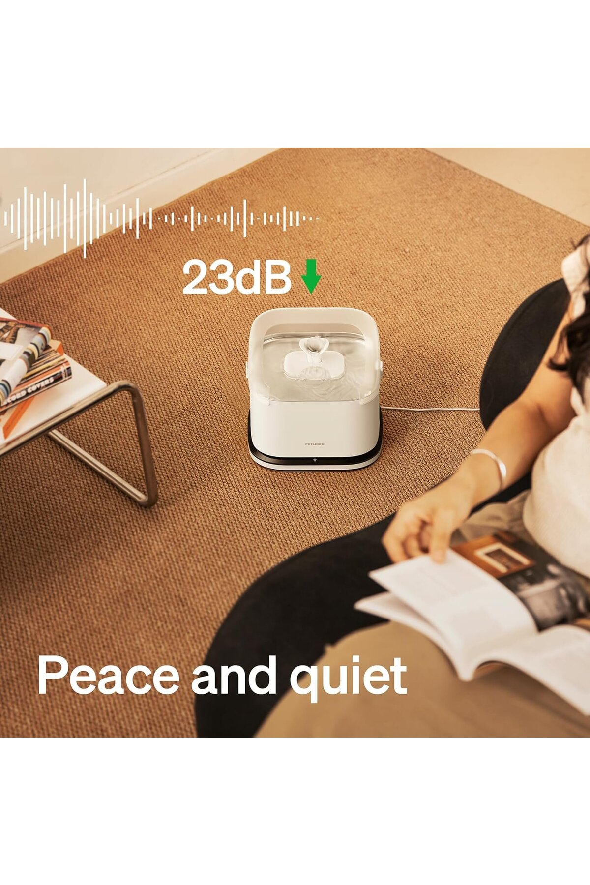 آبخوری هوشمند گربه پت‌لیبرو PETLIBRO، ظرفیت ۳ لیتر، RFID و پیگیری آب‌رسانی با اپلیکیشن، استیل ضدزنگ