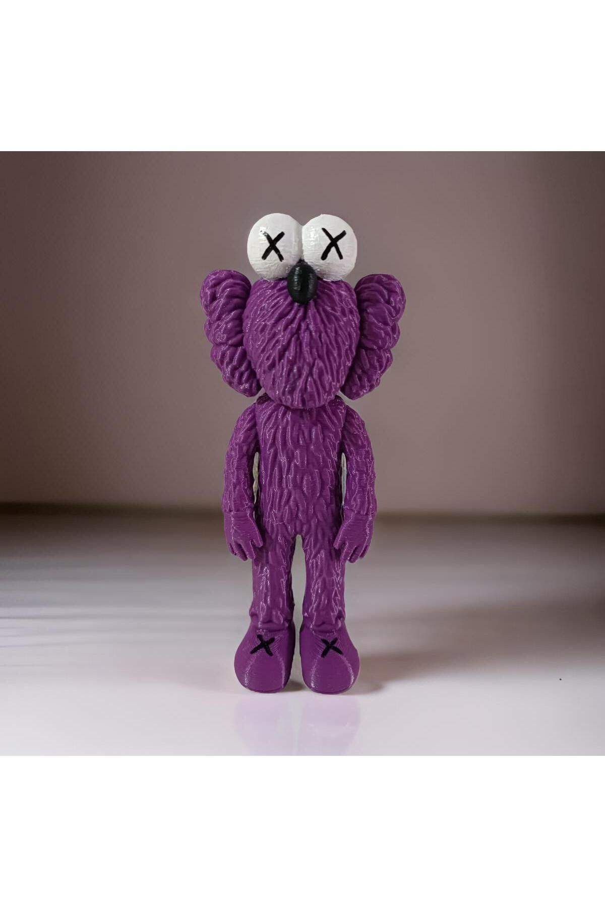 فیگور نقاشی KAWS رنگ آمیزی شده BFF سایز بزرگ 20 سانتی متر بنفش از ترکیه 3DLAYERCRAFT