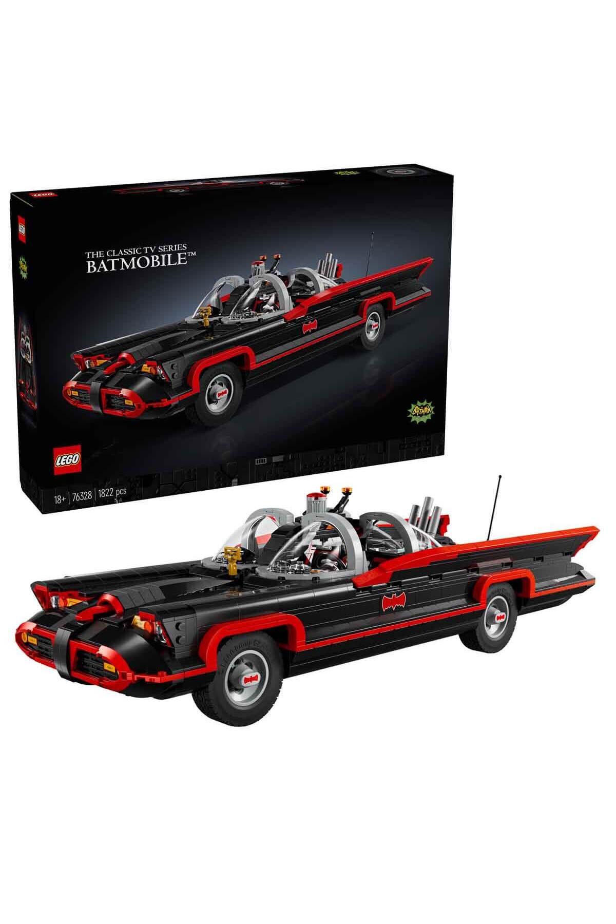 لگو و اسباب بازی های ساخت محور DC BATMAN: THE کلاسیک TV SERIES BATMOBILE 76328 KOLEK برای طرفداران ابرقهرمانی بزرگسال اورجینال LEGO