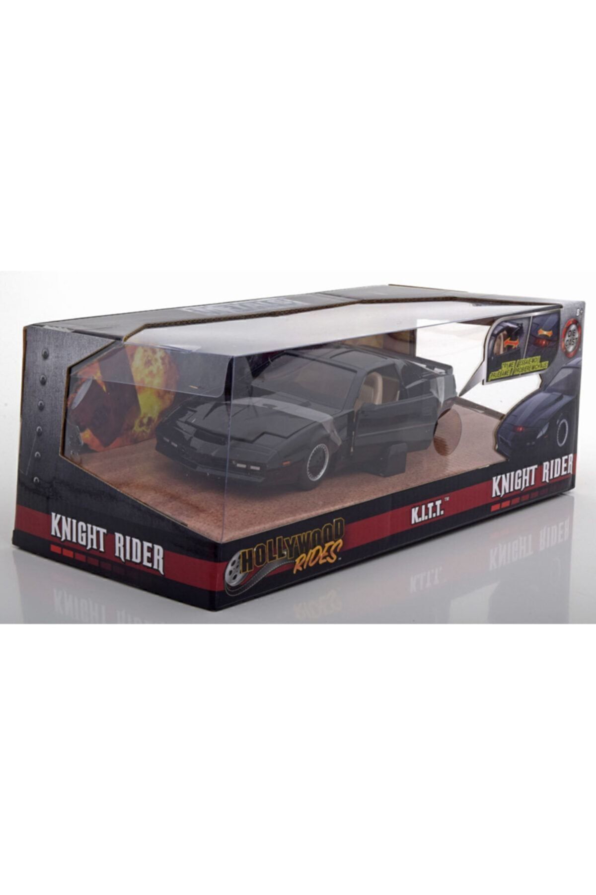 مدل خودرو سریال تلویزیونی PONTIAC FIREBIRD BARELY LIGHTED KNIGHT RIDER 1:24 اورجینال Jada