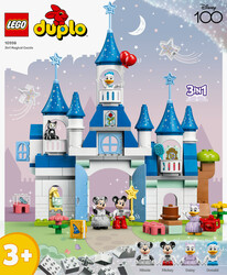 مجموعه ساختنی قلعه جادویی دیزنی لگو LEGO دوپلو DUPLO مدل 10998، ۱۶۰ قطعه، ۳ سال به بالا