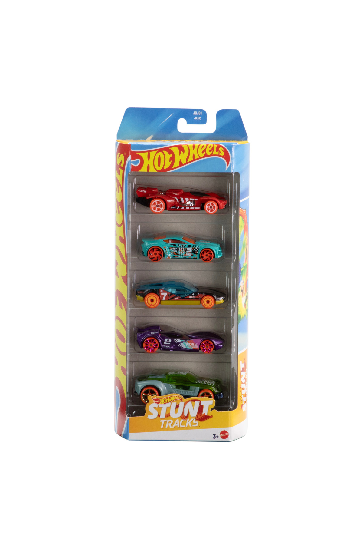 ماشین اسباب بازی آهنگ های شیرین کاری ست پنج JBJ81 از ترکیه HOT WHEELS