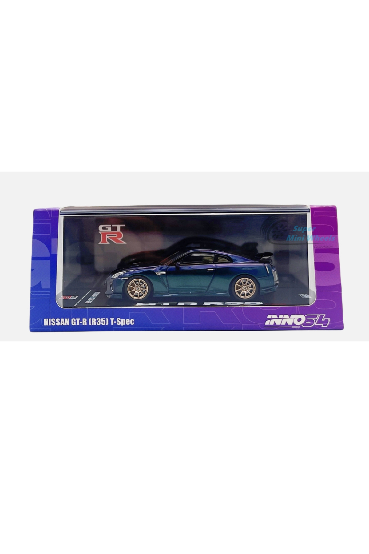 مدل خودرو INNO64 1:64 نیسان GT R R35 T SPEC MILLENNIUM JADE CAR اورجینال Inno