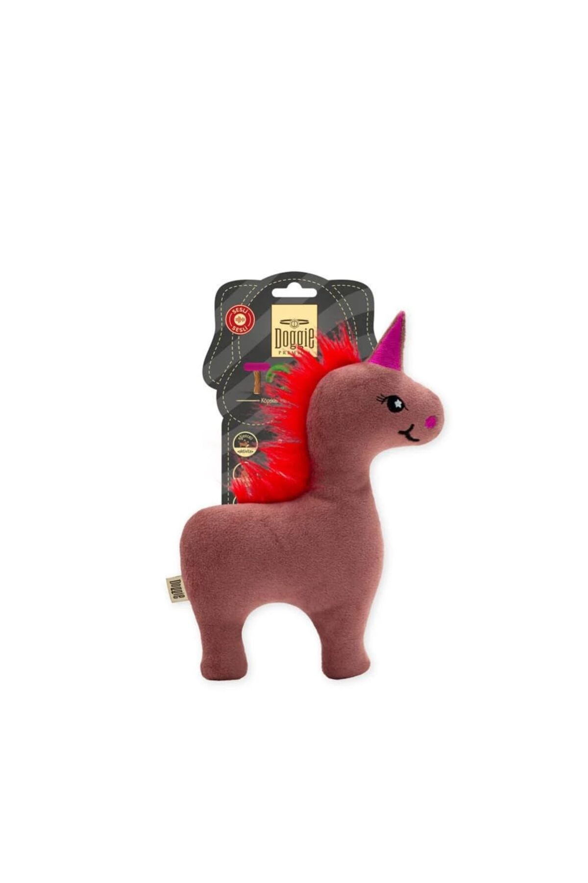 اسباب‌بازی پولیشی سگ طرح یونیکورن، ۲۰ سانتی‌متر، سبز، داگی Doggie (EKO07677)
