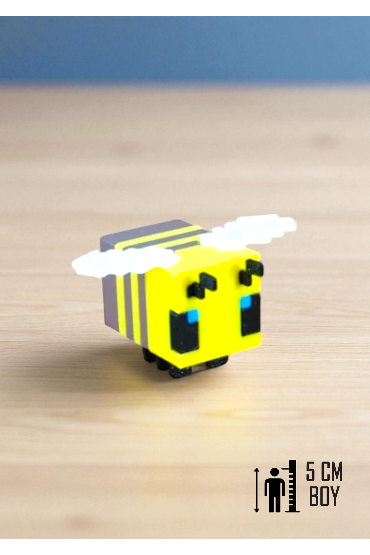 اسباب بازی های فیگور حیوانی BLOCK ADVENTURE MINI BEE FIGUR – MINECRAFT 5CM CUBE CHARACTER GiginGo