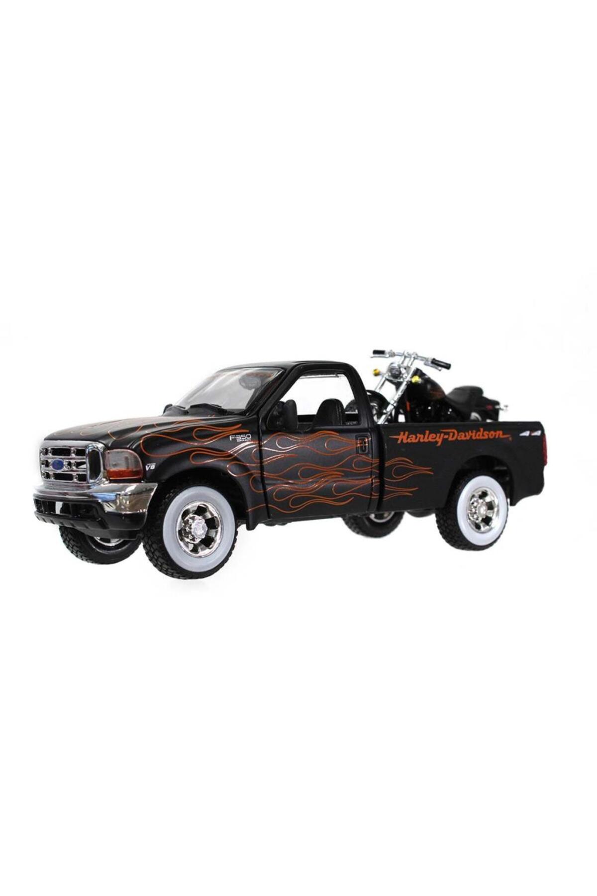 مدل خودرو MAISTO 1:27 1999 FORD F 350 SUPER DUTY PICKUP اورجینال NW NessiWorld