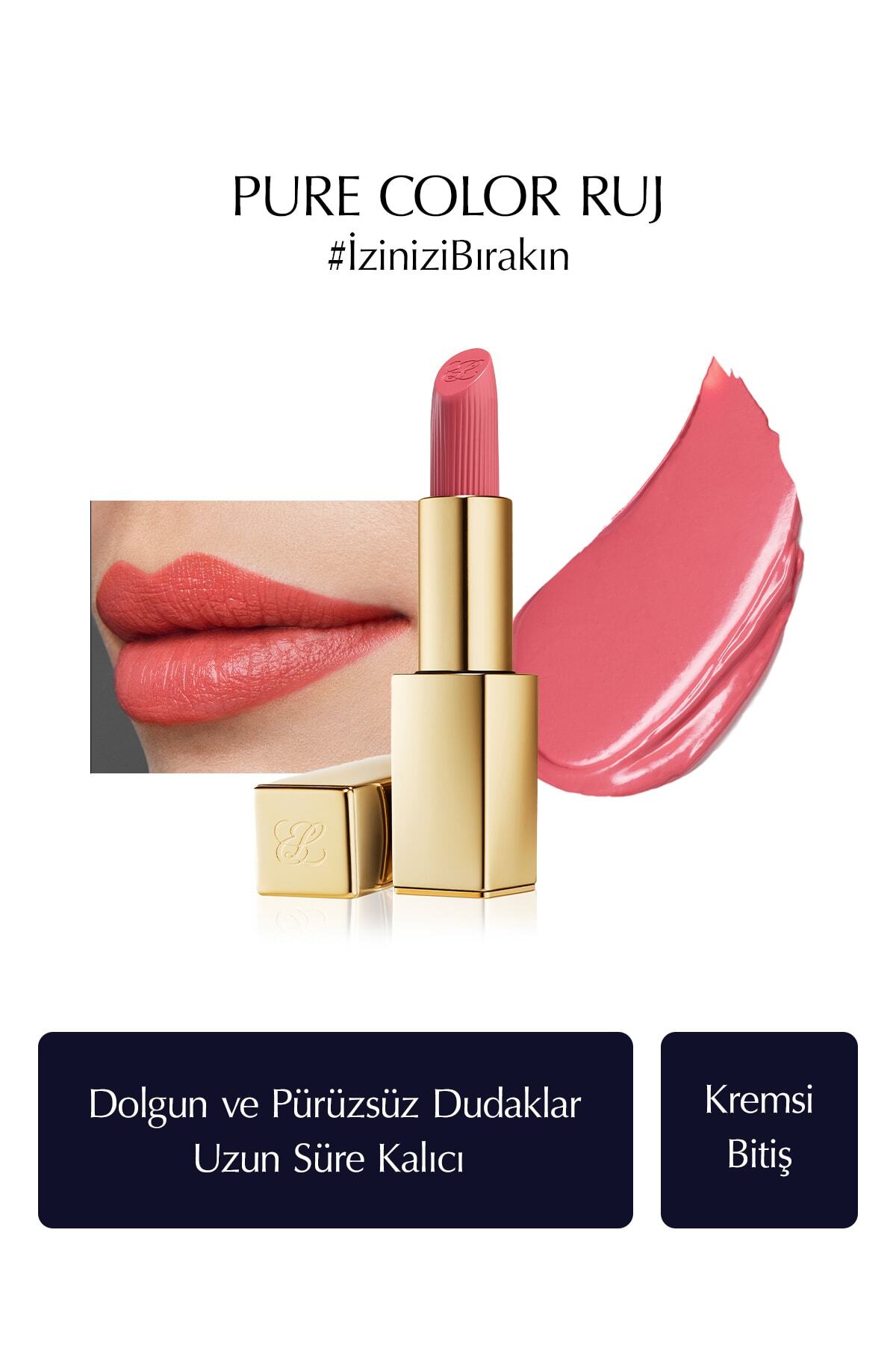 رژ لب خامه ای کرمی خالص انتهای ساتن 3.5 گرم رنگ: 260 خارج از مرکز Estee Lauder