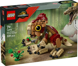 مجموعه ساختنی لگو LEGO ژوراسیک ورلد Jurassic World مدل 76970، دایناسور Aquilops، ۳۳۹ قطعه