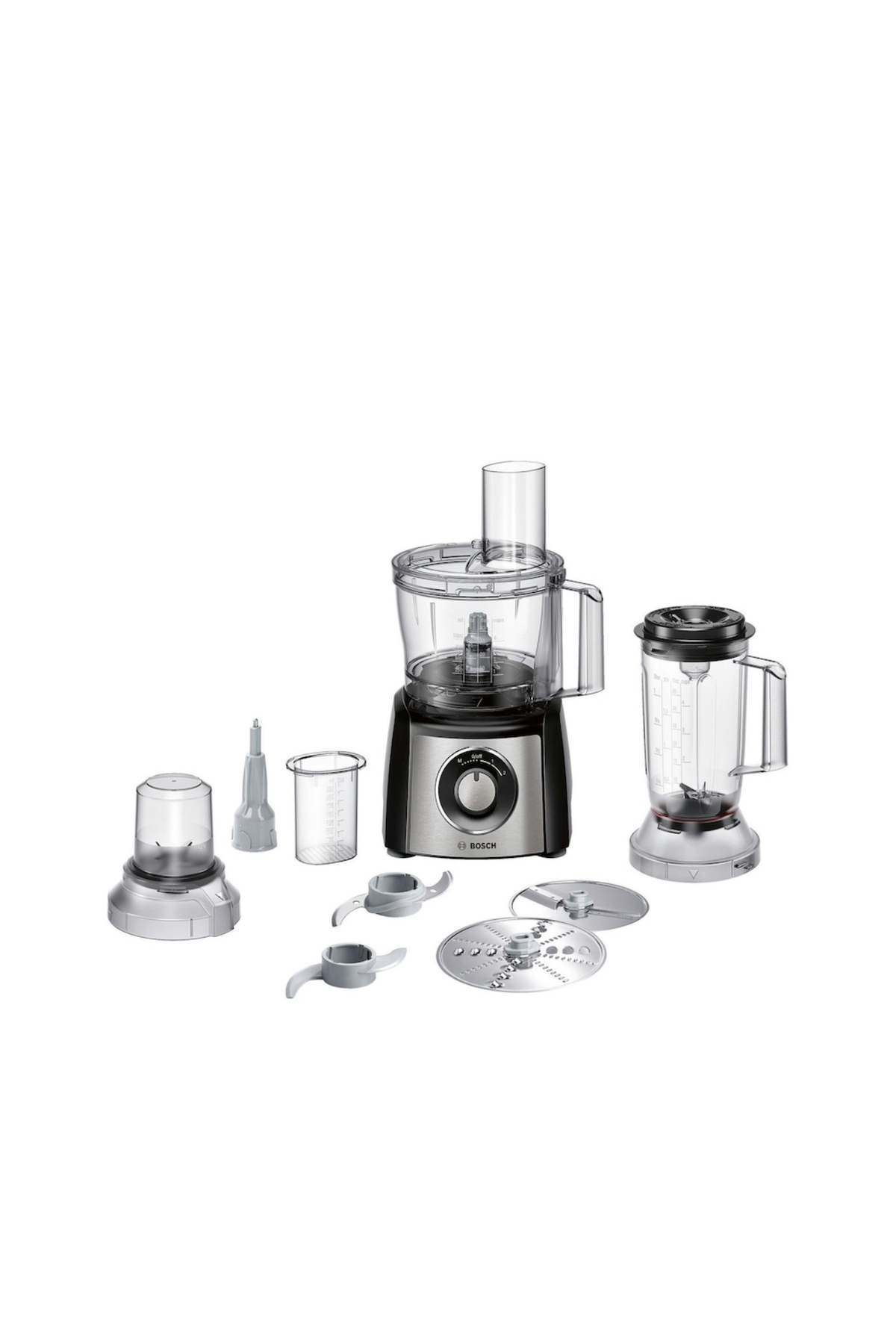 ست مخلوط کن غذاساز 2.3 LT خاکستری مشکی اورجینال Bosch