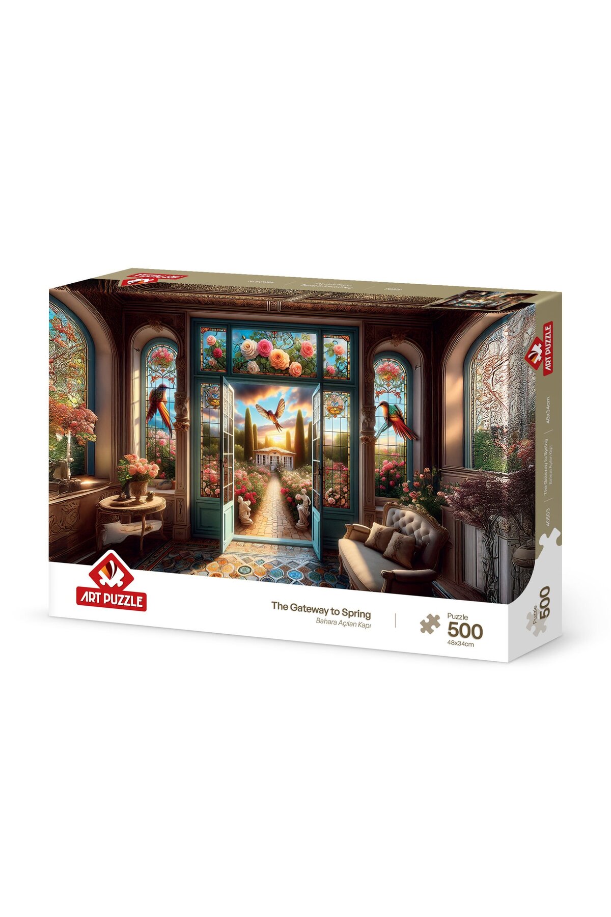پازل 500 تکه DOOR TO SPRING Art Puzzle
