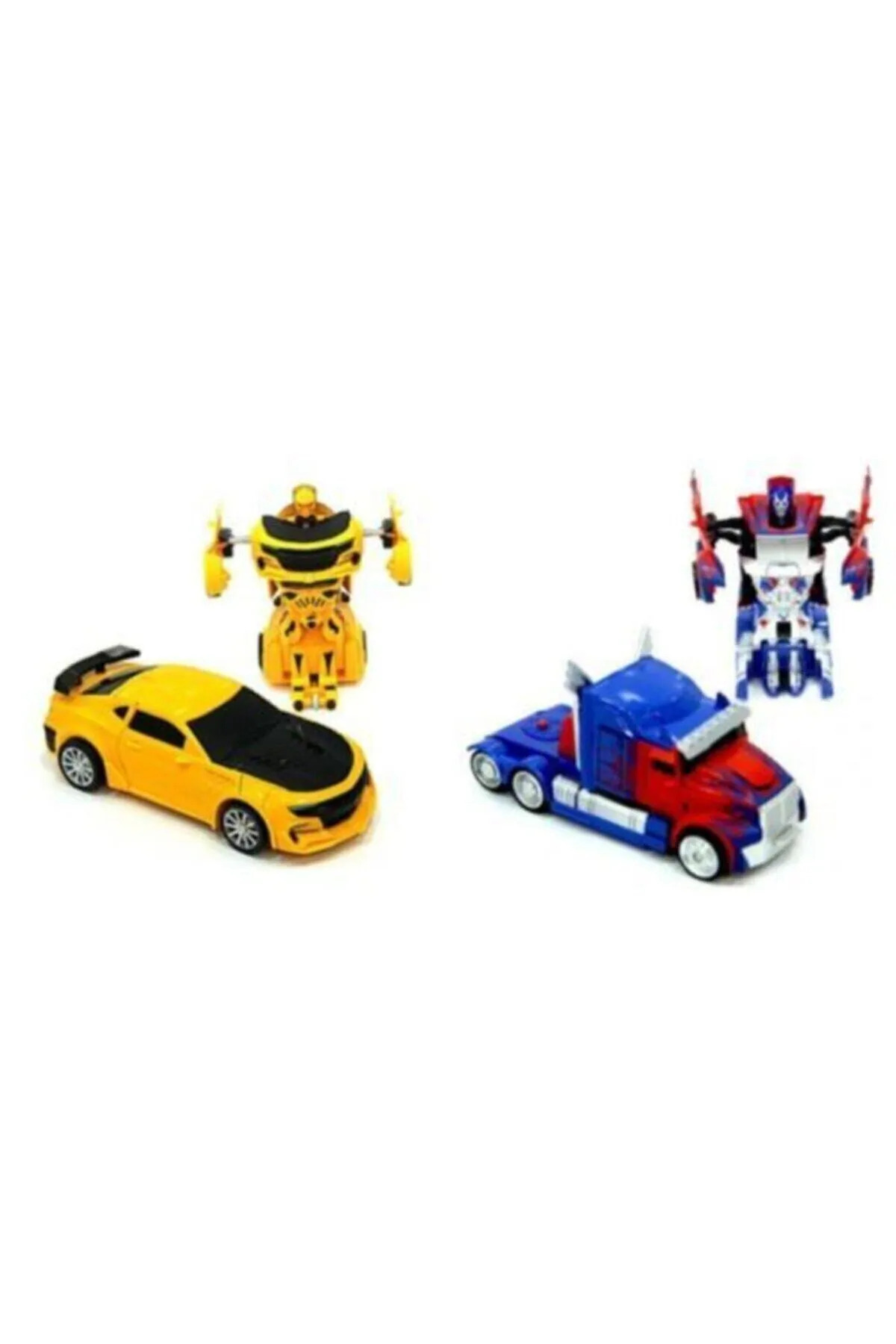 ماشین اسباب بازی BUMBLEBEE OPTIMUS PRIME PULL DROP ROBOT TRANSFORMERS TOY CARS Vardem