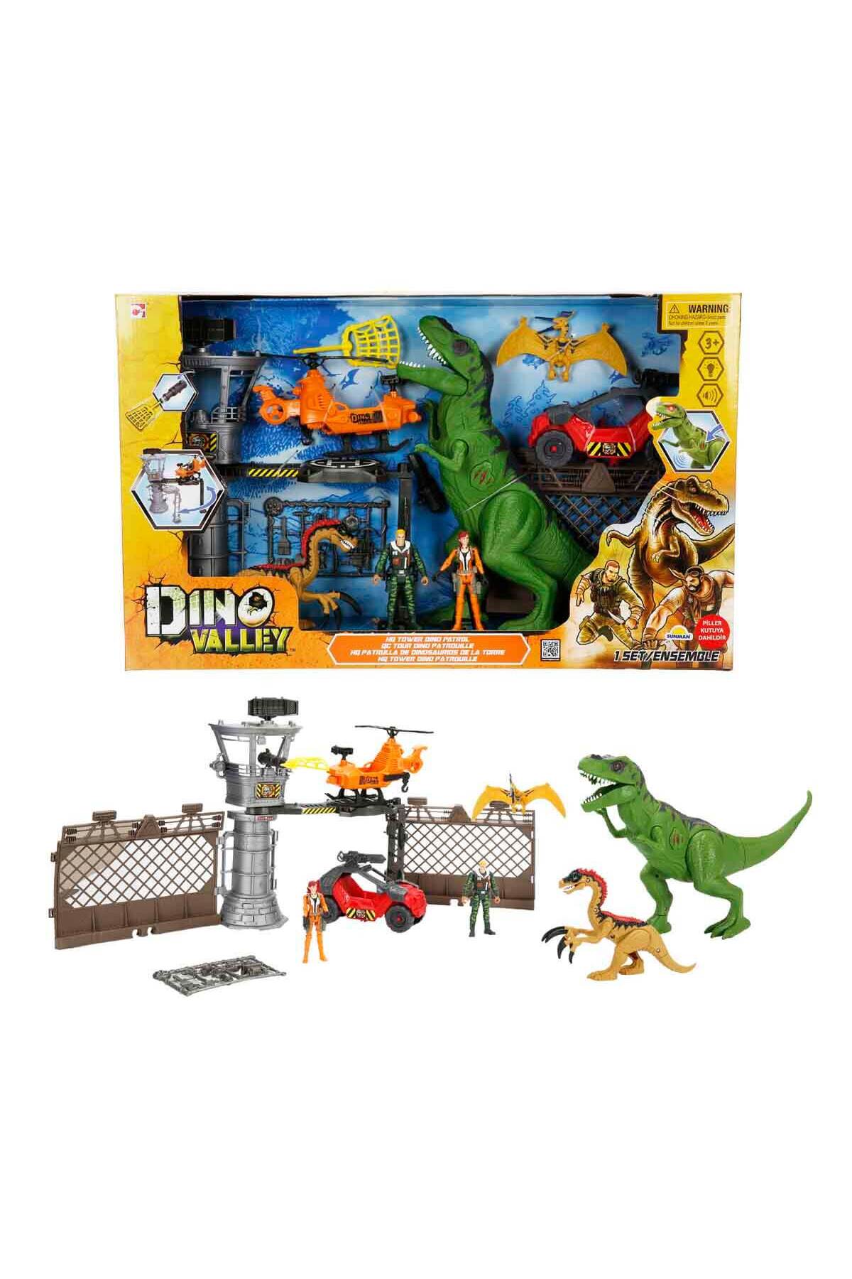 ماشین اسباب بازی مجموعه برج مرکزی دره دینو با صدا و نور Jurassic World